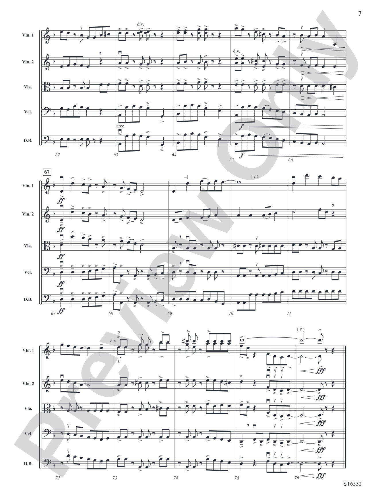 Shadow Defenders: String Orchestra Conductor Score & Parts