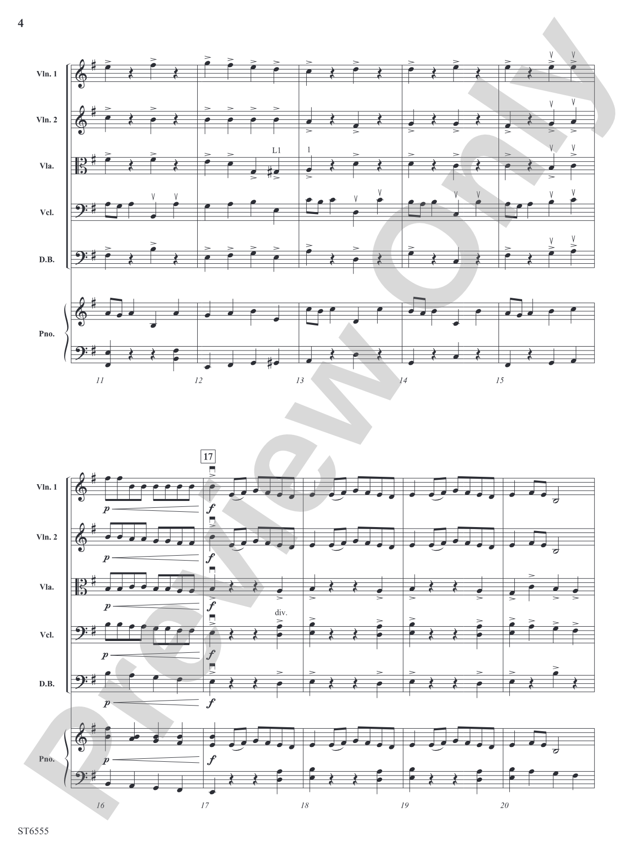 Battle of the Bows: String Orchestra Conductor Score & Parts