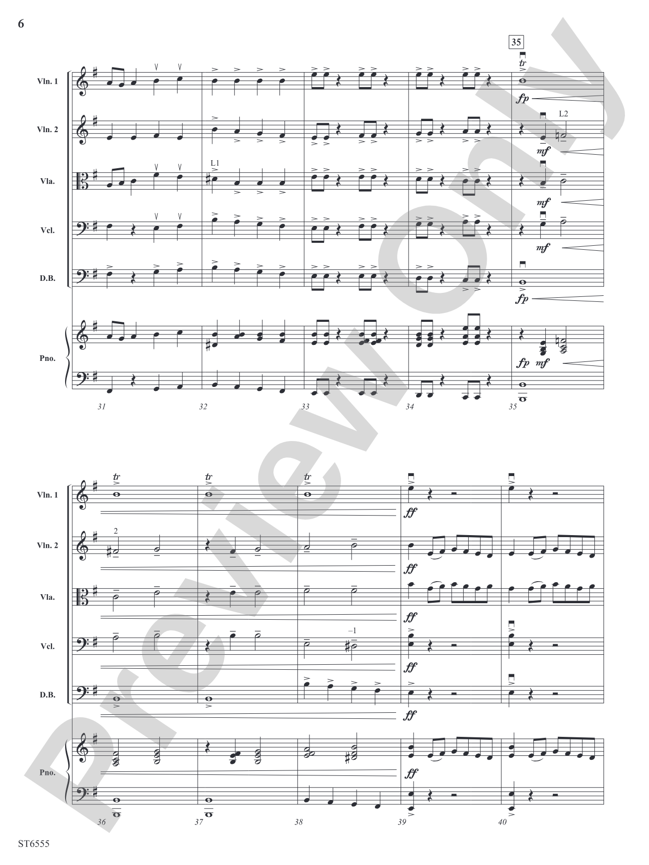 Battle of the Bows: String Orchestra Conductor Score & Parts