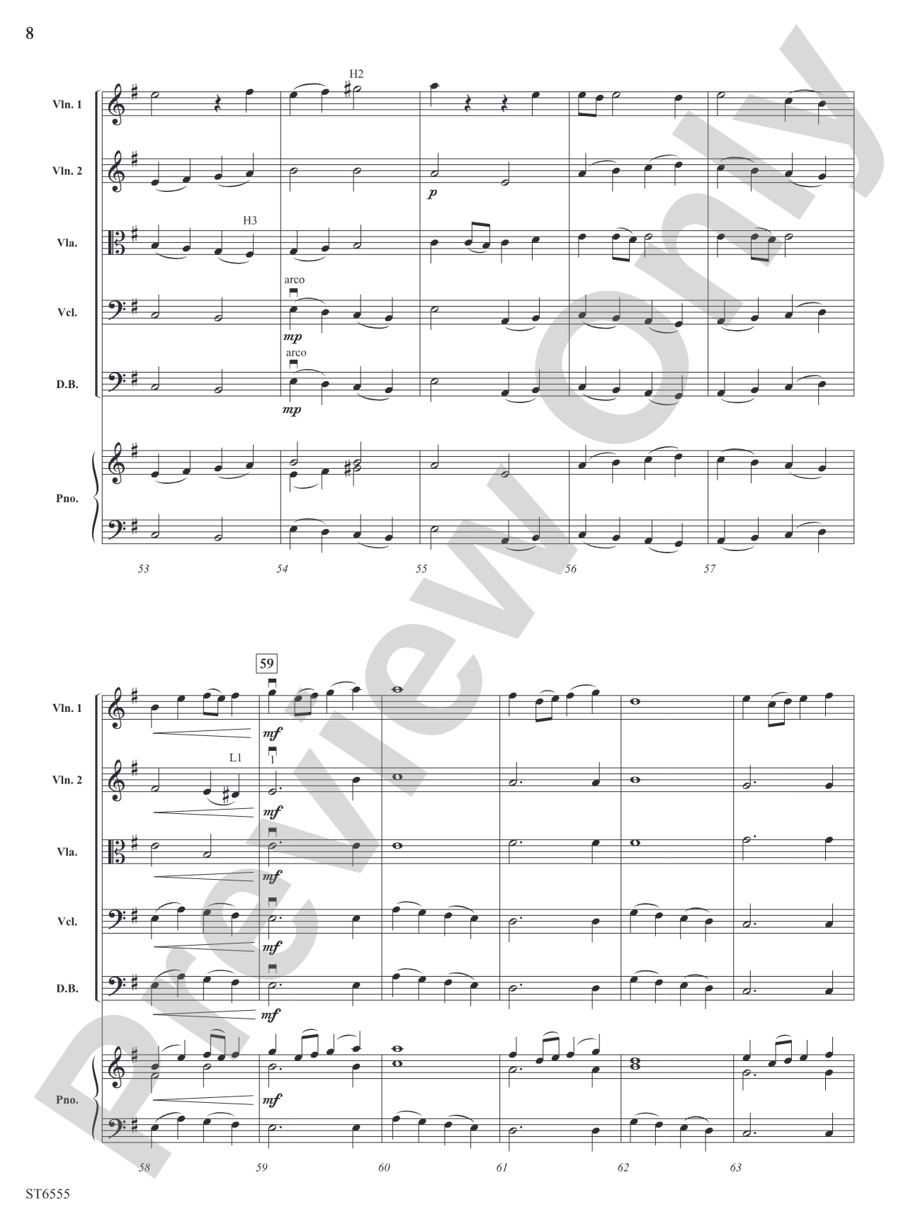 Battle of the Bows: String Orchestra Conductor Score & Parts