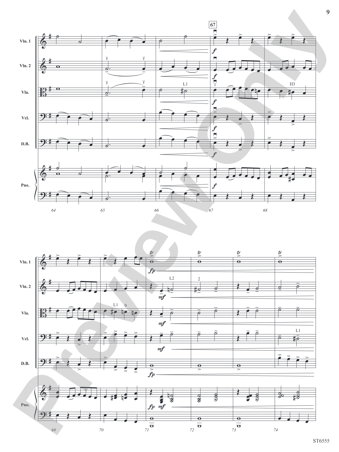 Battle of the Bows: String Orchestra Conductor Score & Parts