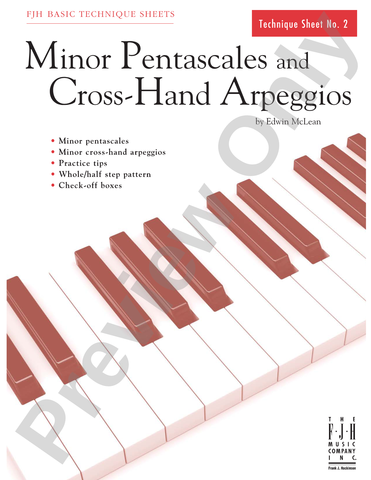 Minor Pentascales and Cross-Hand Arpeggios: Piano
