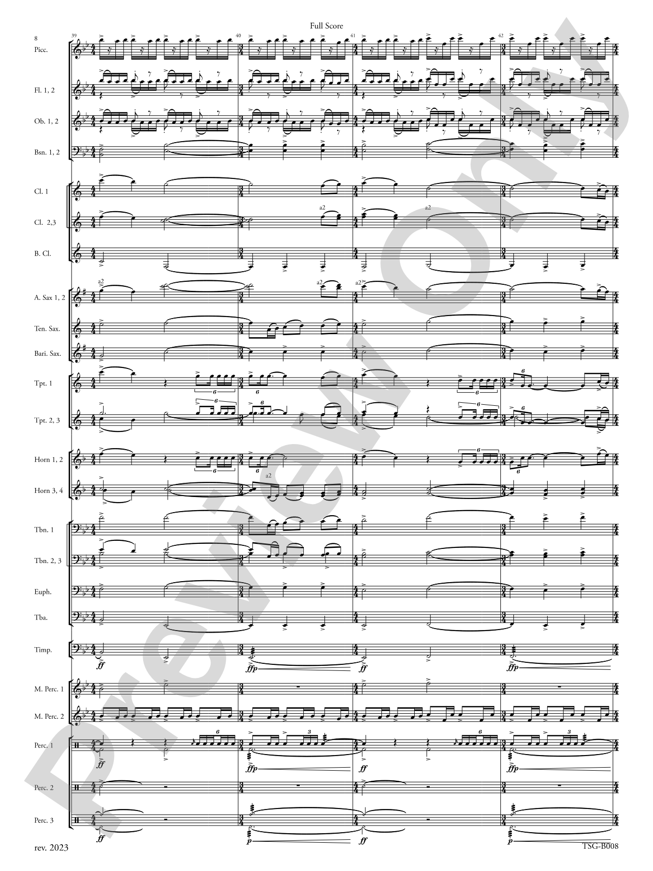 Panoramic Landscapes: Concert Band Conductor Score & Parts