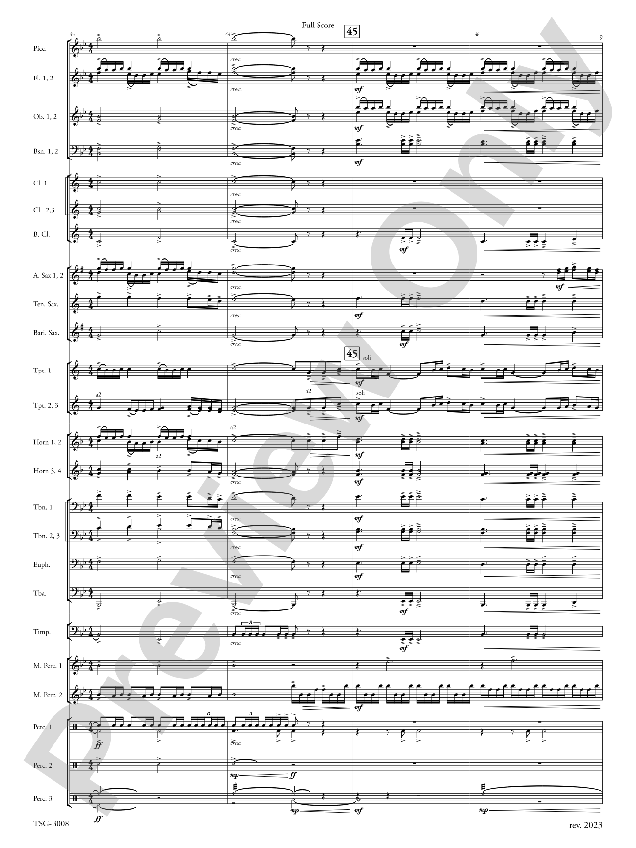 Panoramic Landscapes: Concert Band Conductor Score & Parts