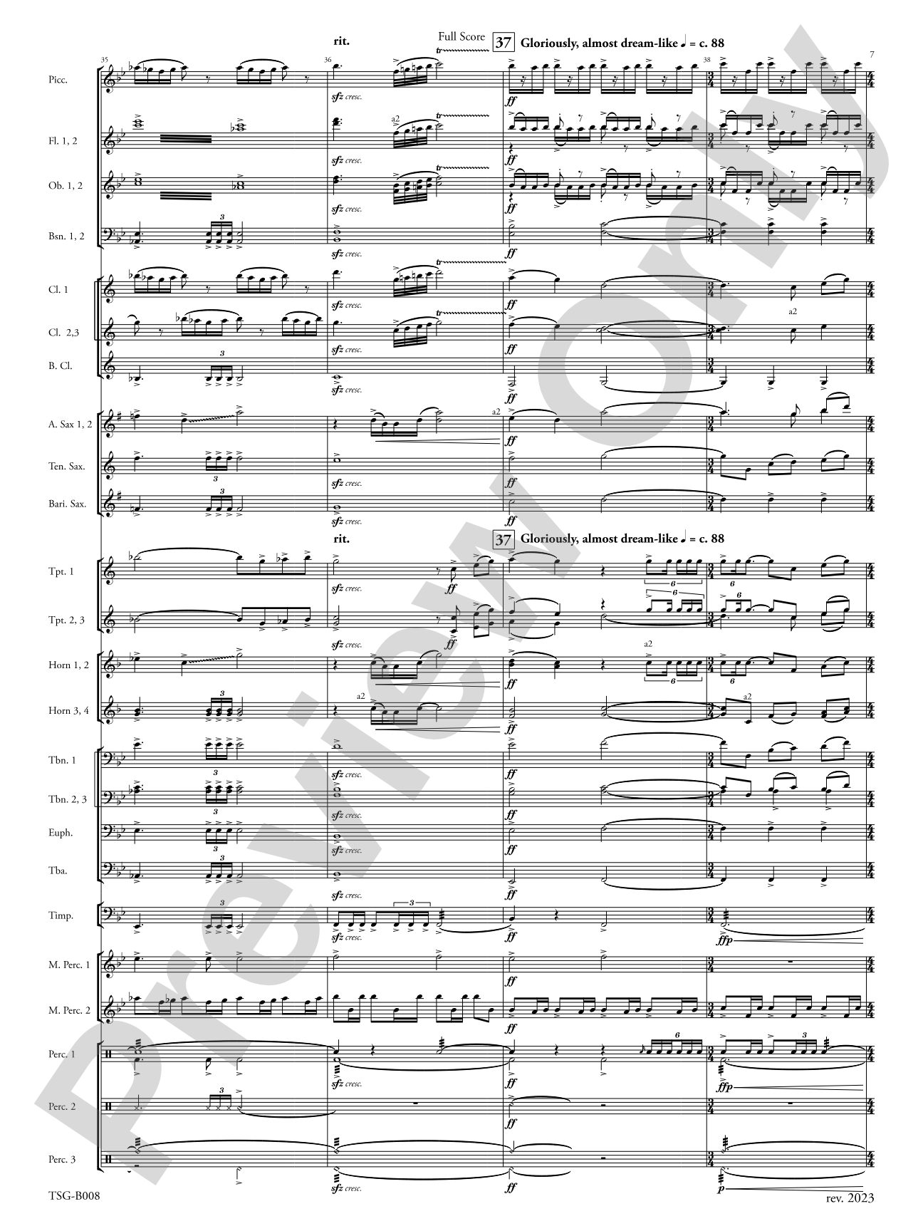 Panoramic Landscapes: Concert Band Conductor Score & Parts