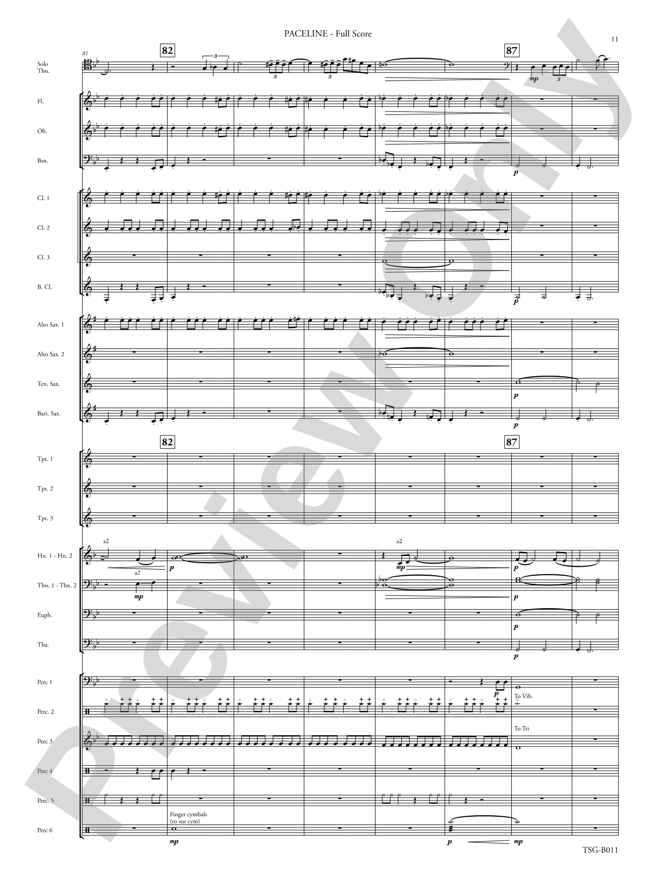 Paceline: Concert Band Conductor Score & Parts