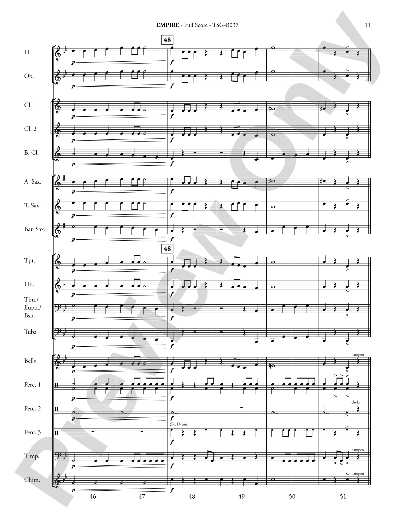 Empire: Concert Band Conductor Score & Parts