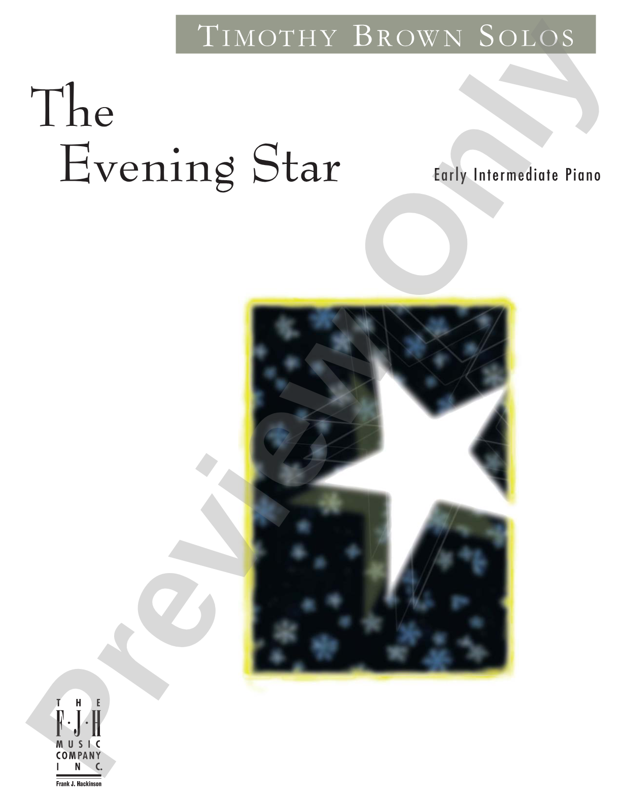 The Evening Star: Piano