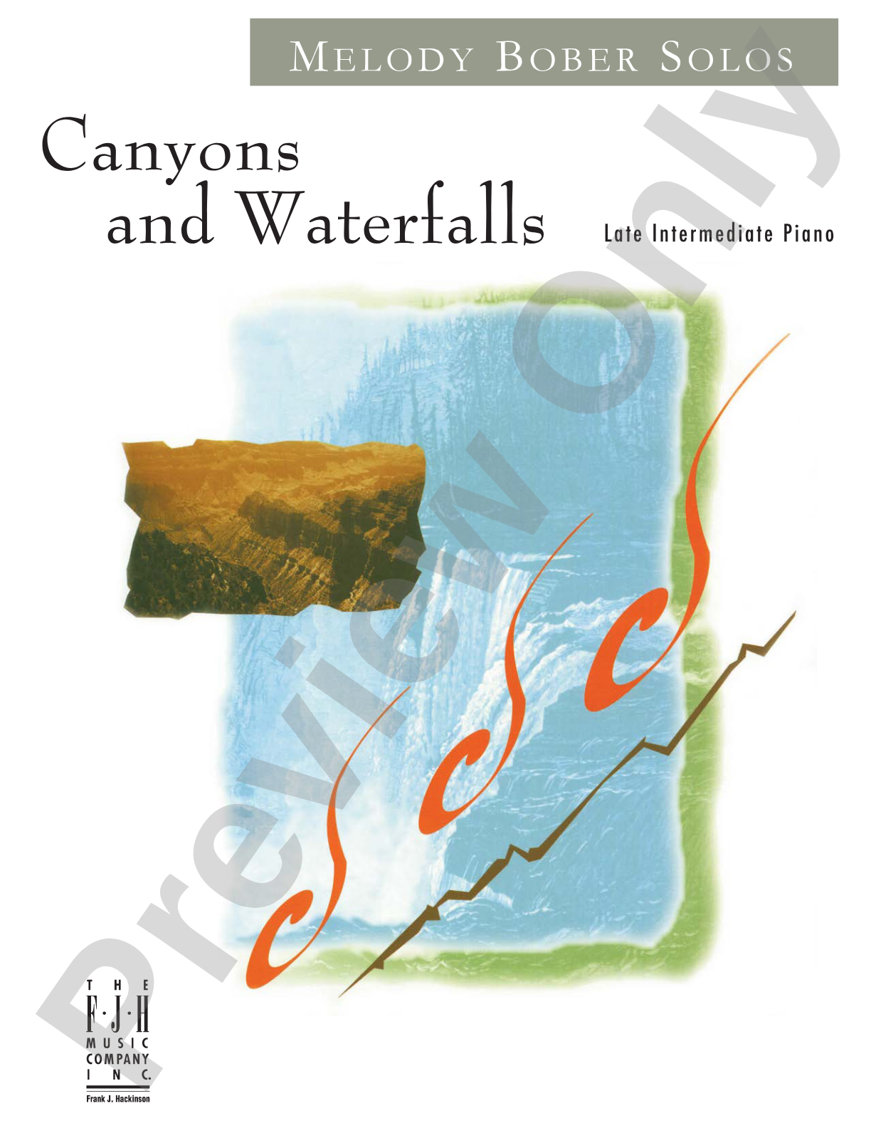Canyons and Waterfalls: Piano