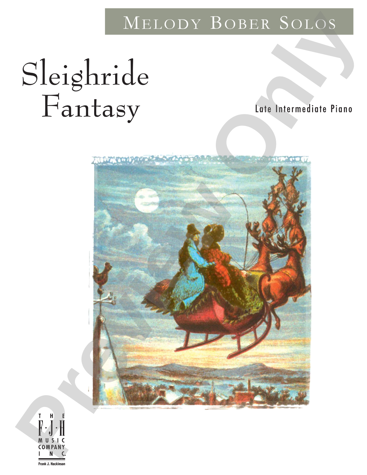 Sleighride Fantasy: Piano