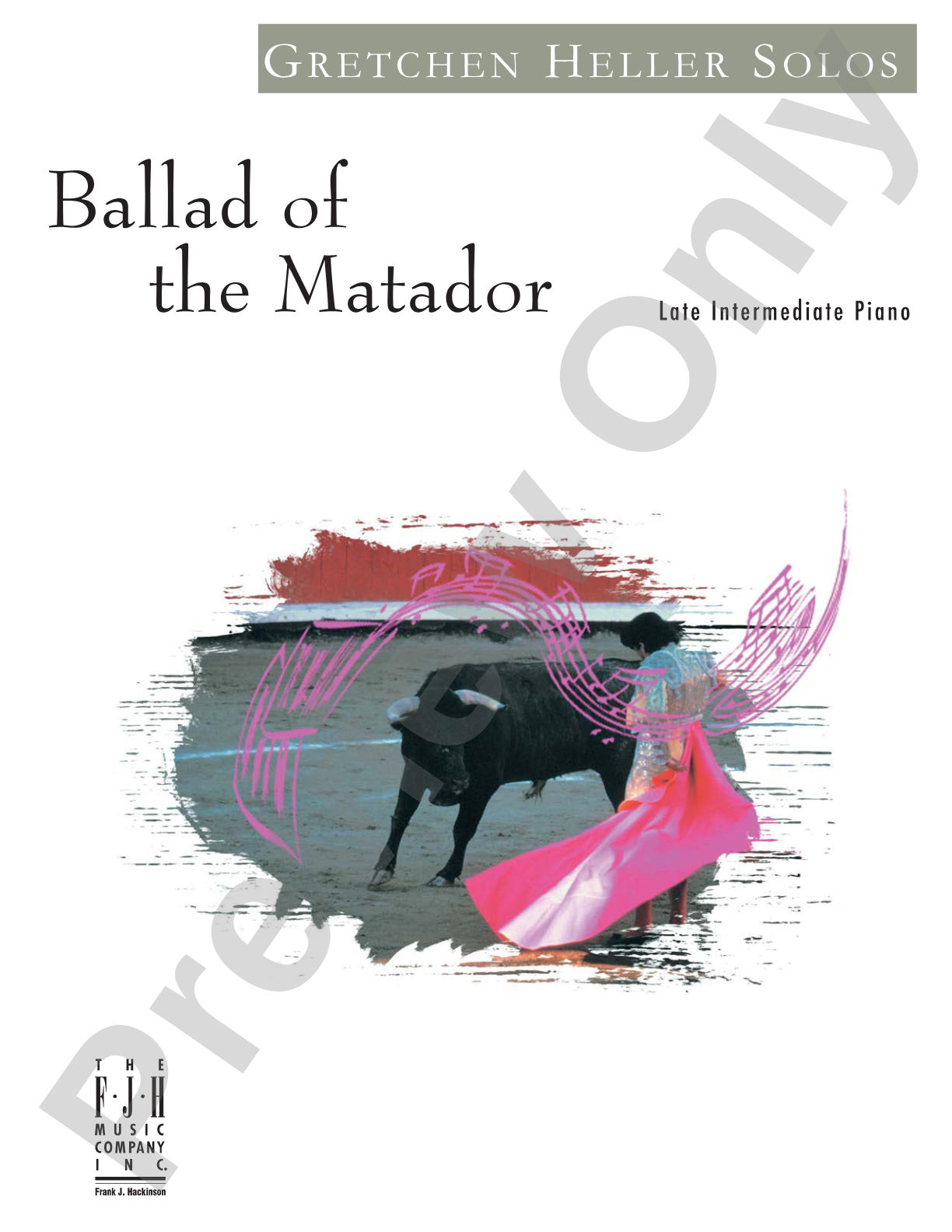 Ballad of the Matador: Piano