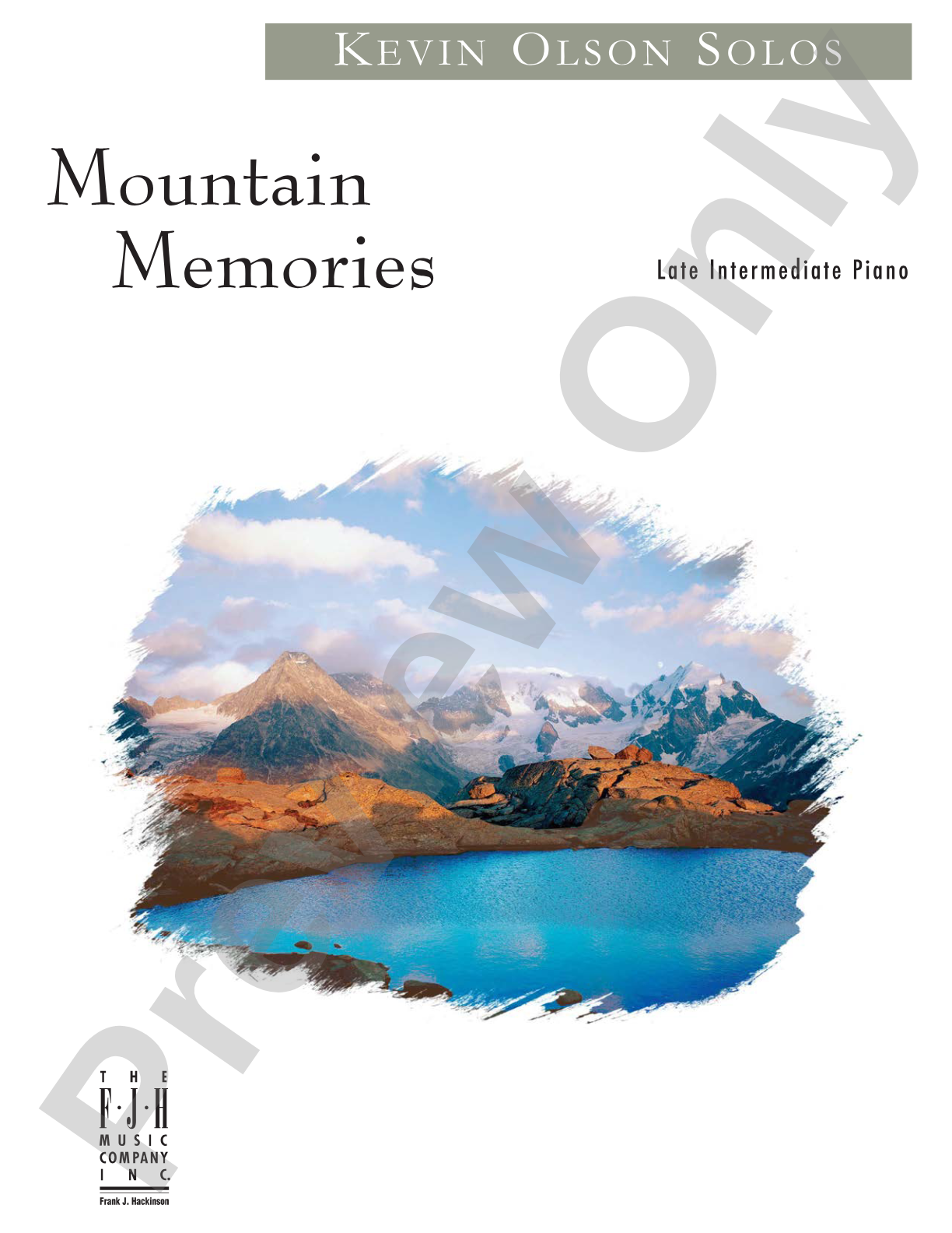 Mountain Memories: Piano