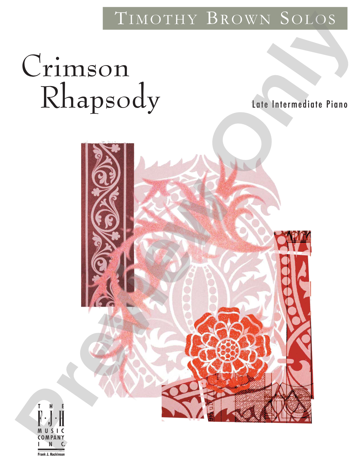Crimson Rhapsody: Piano