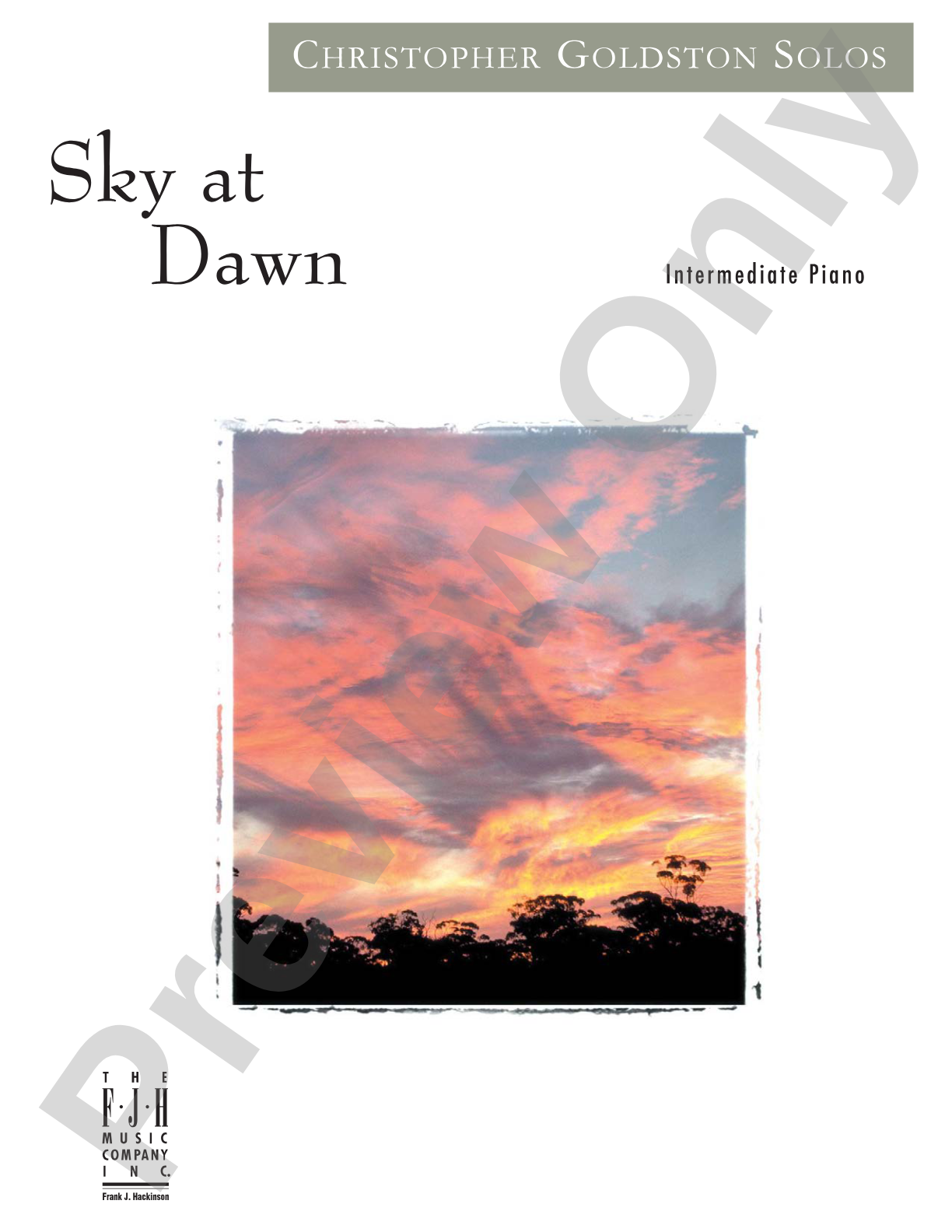 Sky at Dawn: Piano