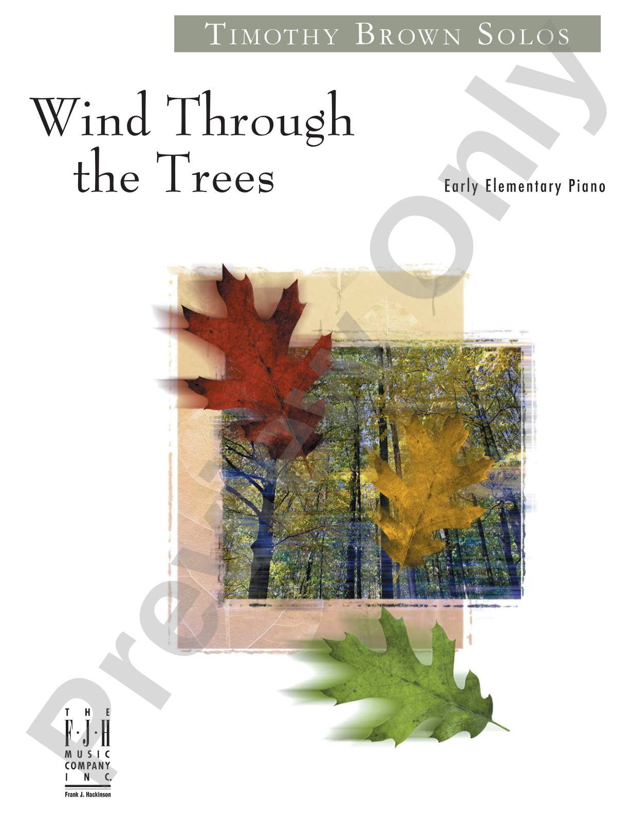 Wind Through the Trees: Piano
