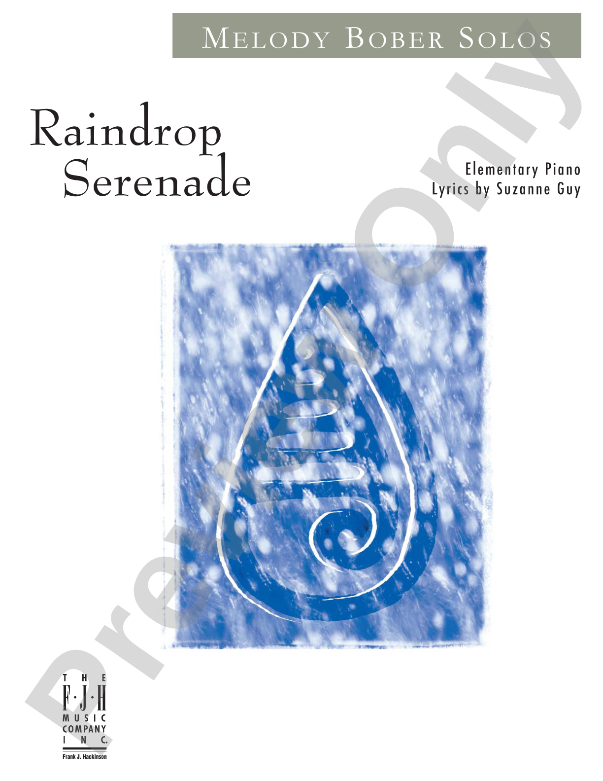 Raindrop Serenade: Piano