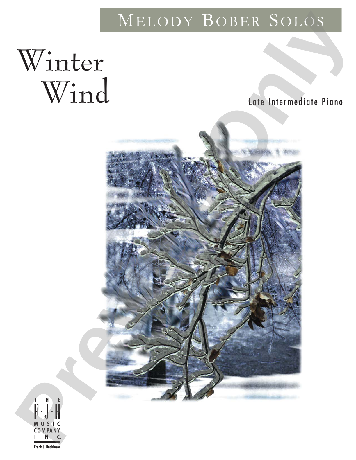Winter Wind: Piano