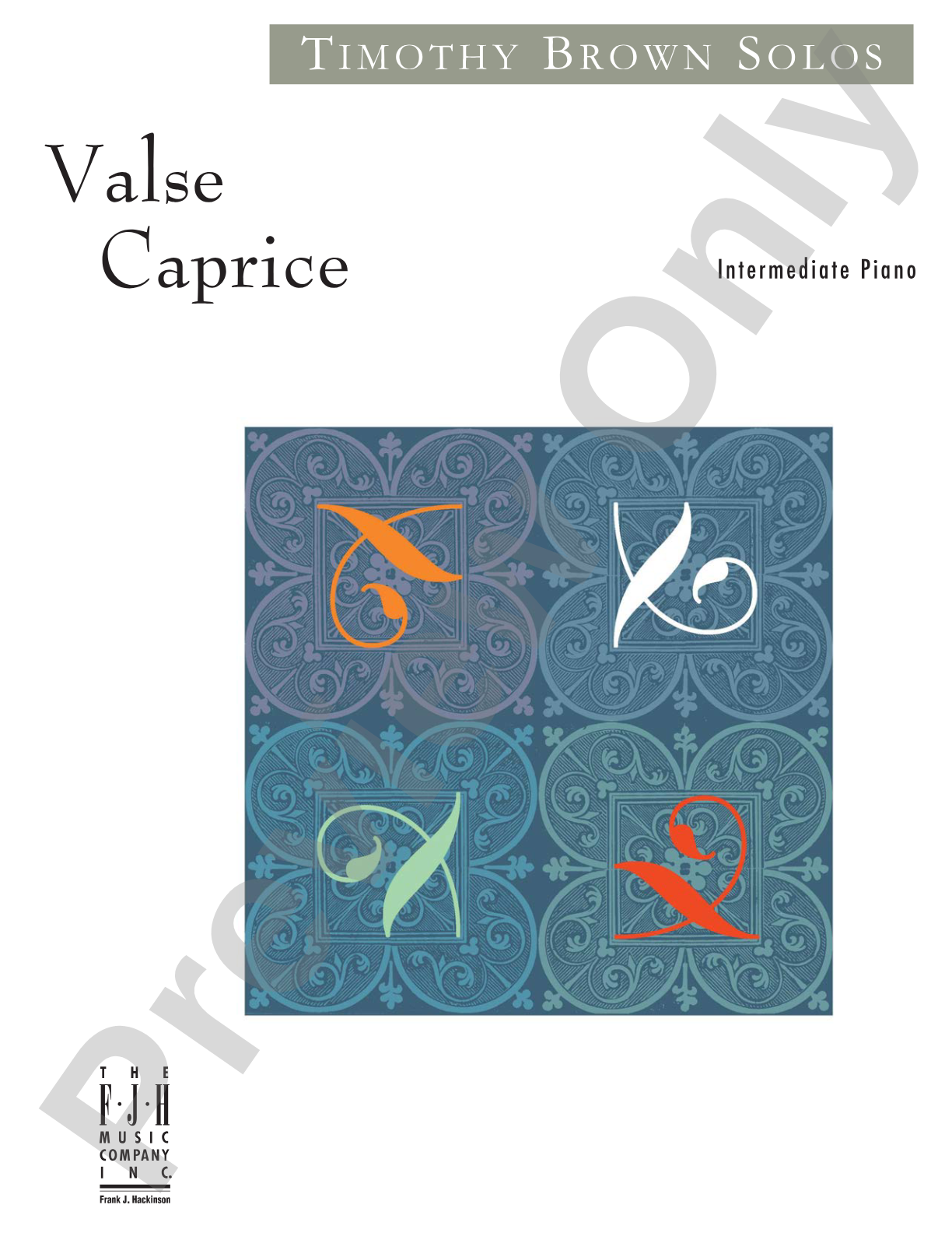 Valse Caprice: Piano