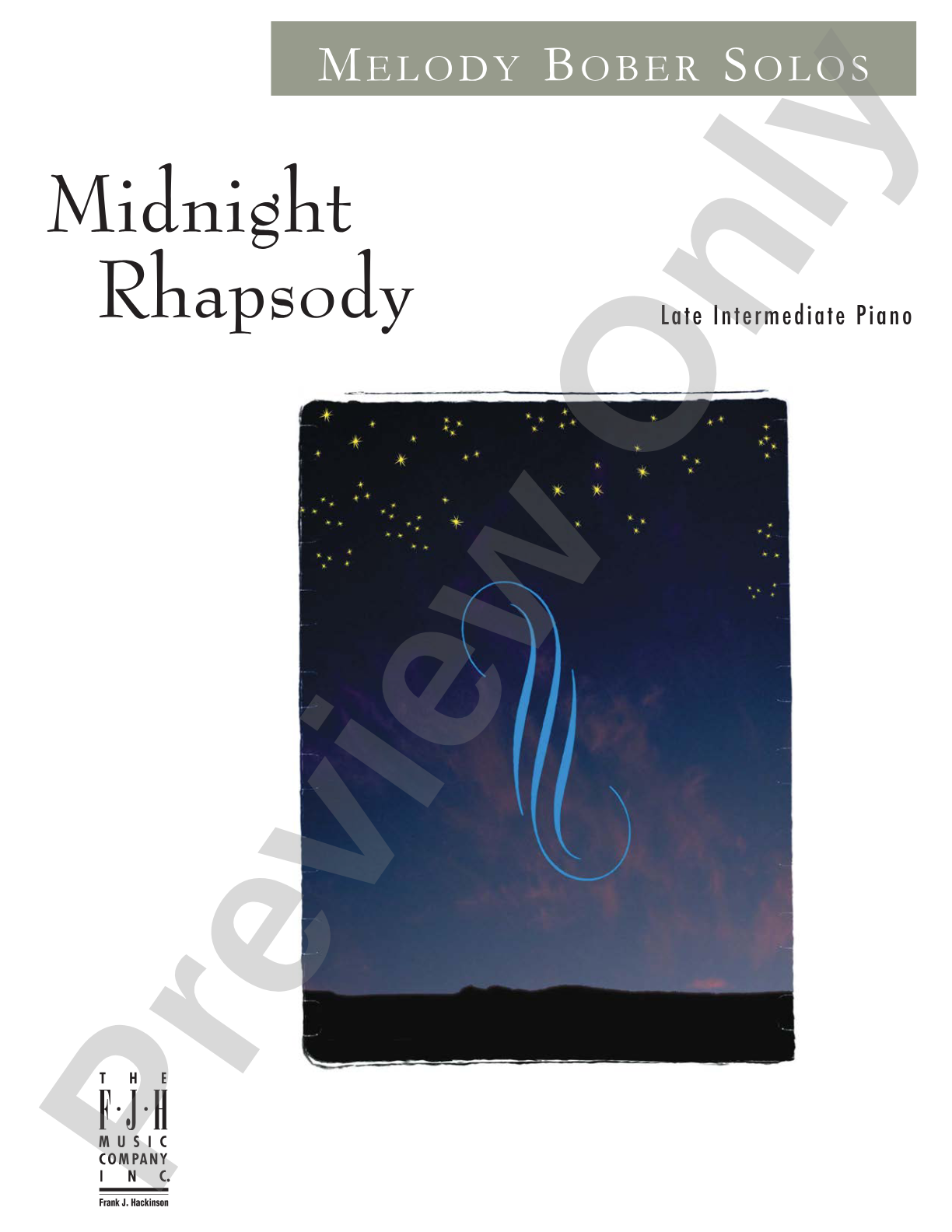 Midnight Rhapsody: Piano | Melody Bober | Digital Sheet Music