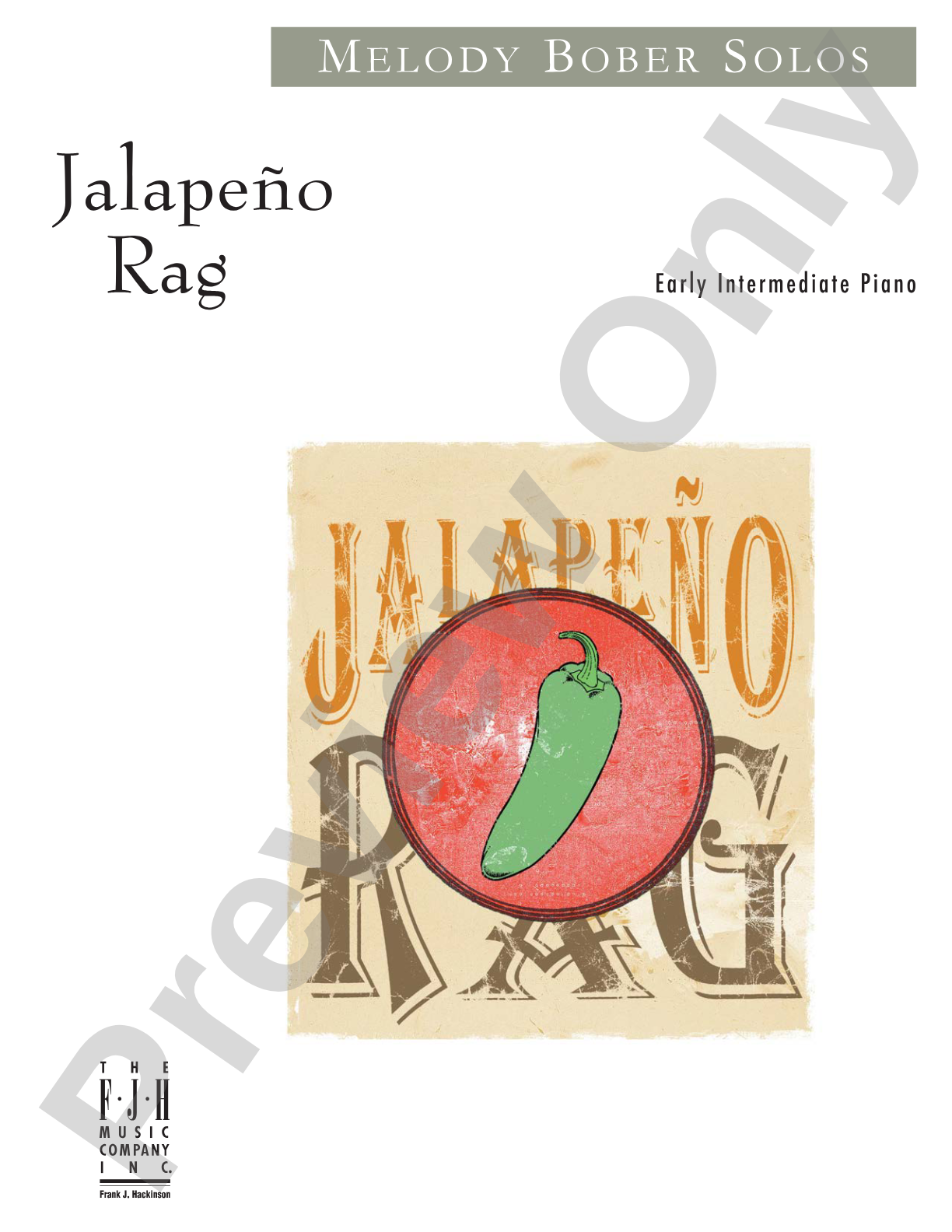 Jalapeno Rag: Piano