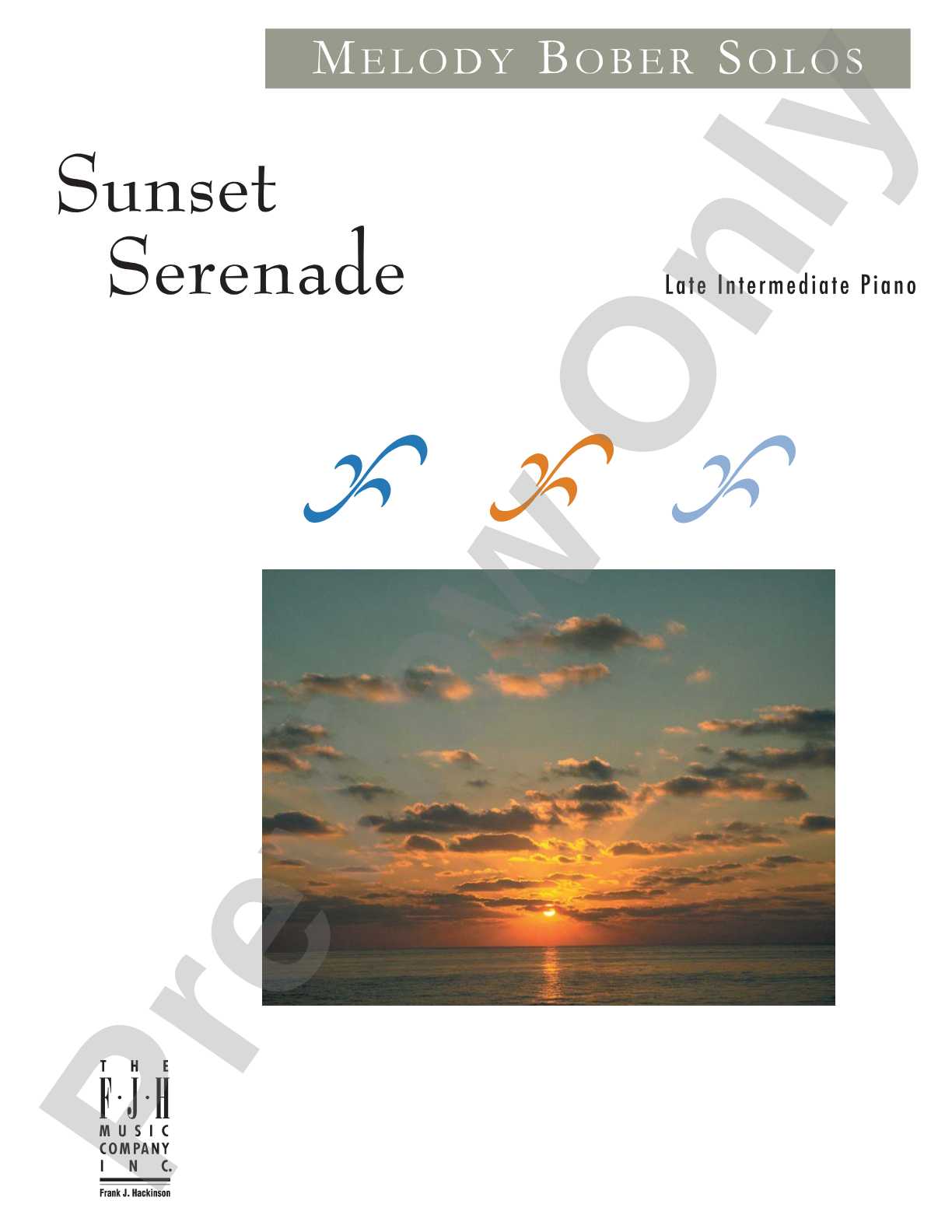 Sunset Serenade: Piano