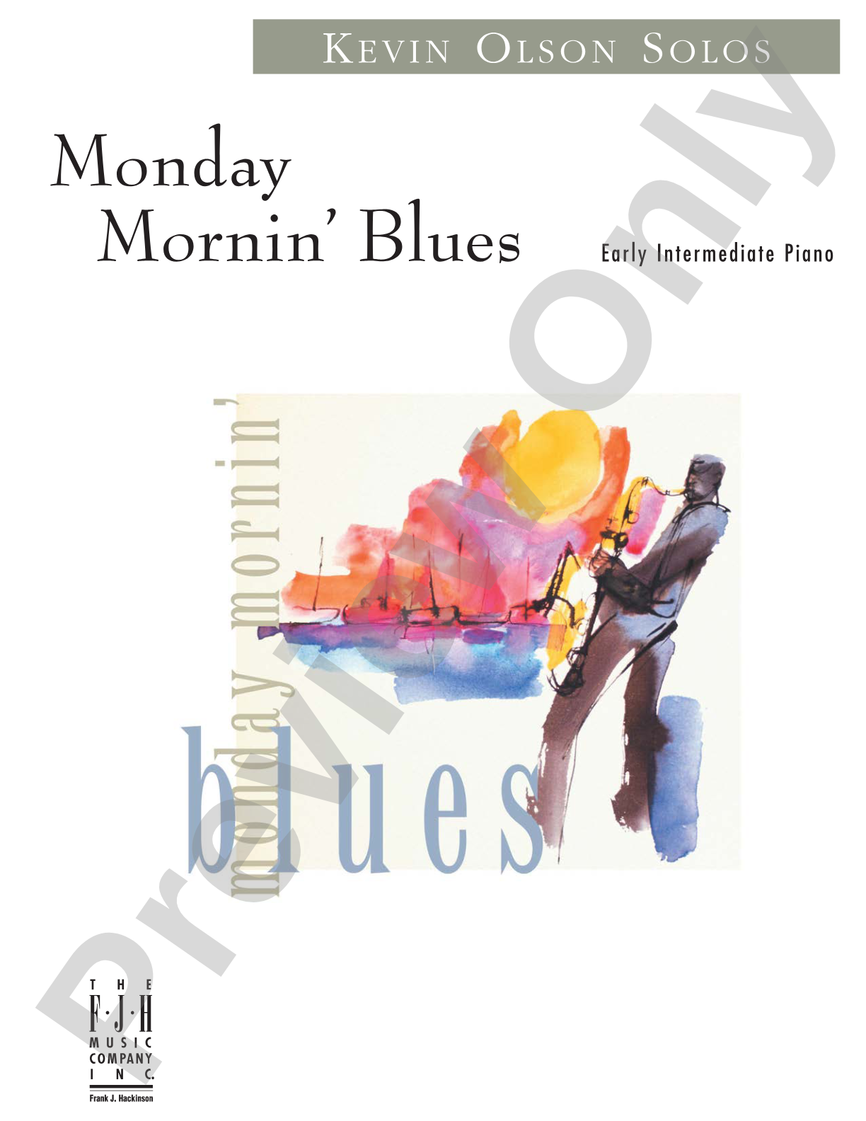 Monday Mornin' Blues: Piano