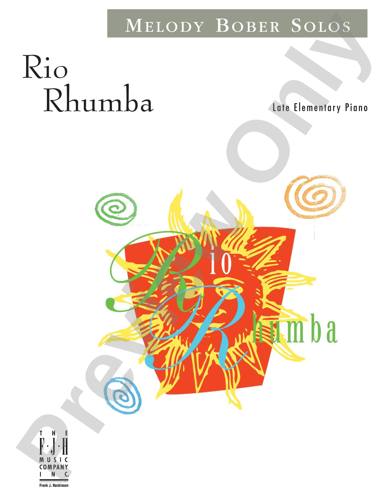 Rio Rhumba: Piano