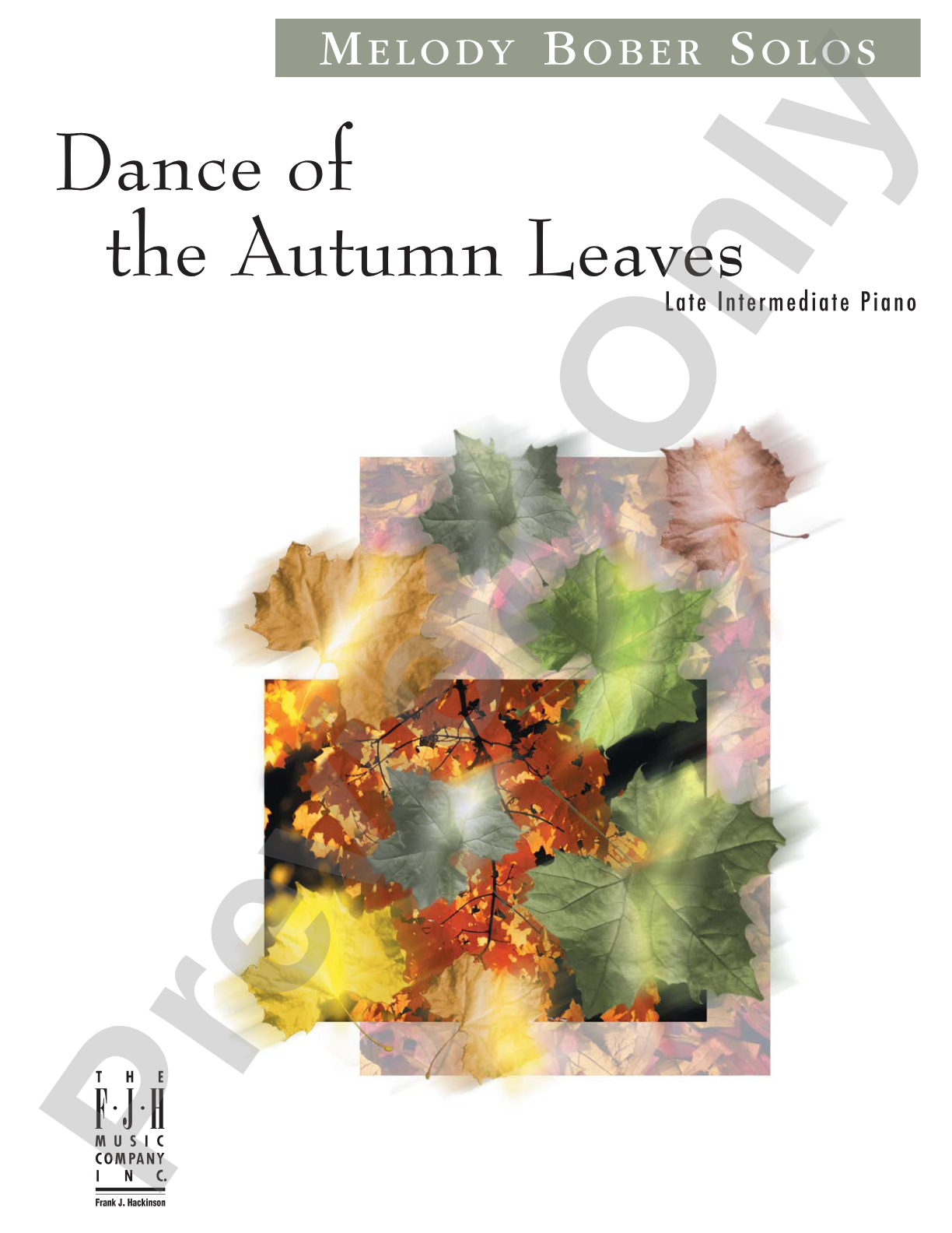 Dance of the Autumn Leaves: Piano