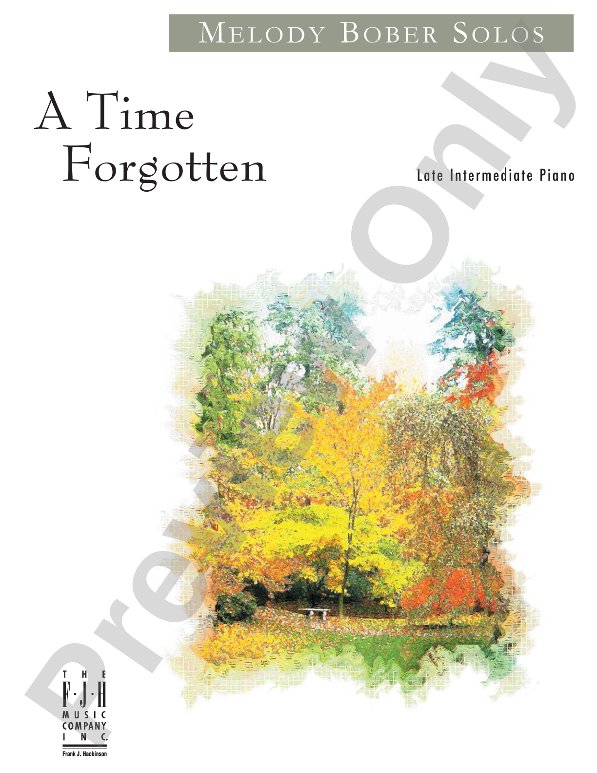 A Time Forgotten: Piano