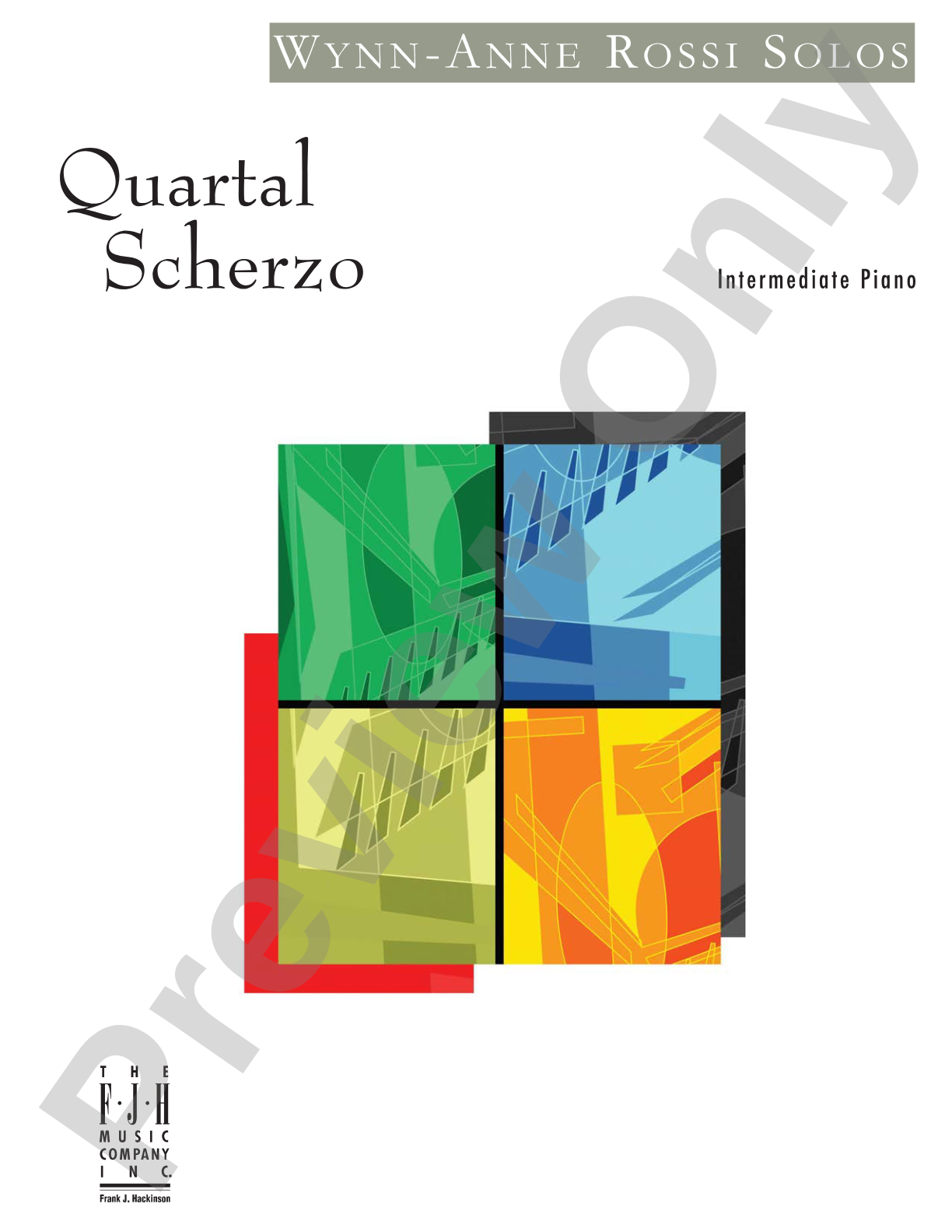 Quartal Scherzo: Piano
