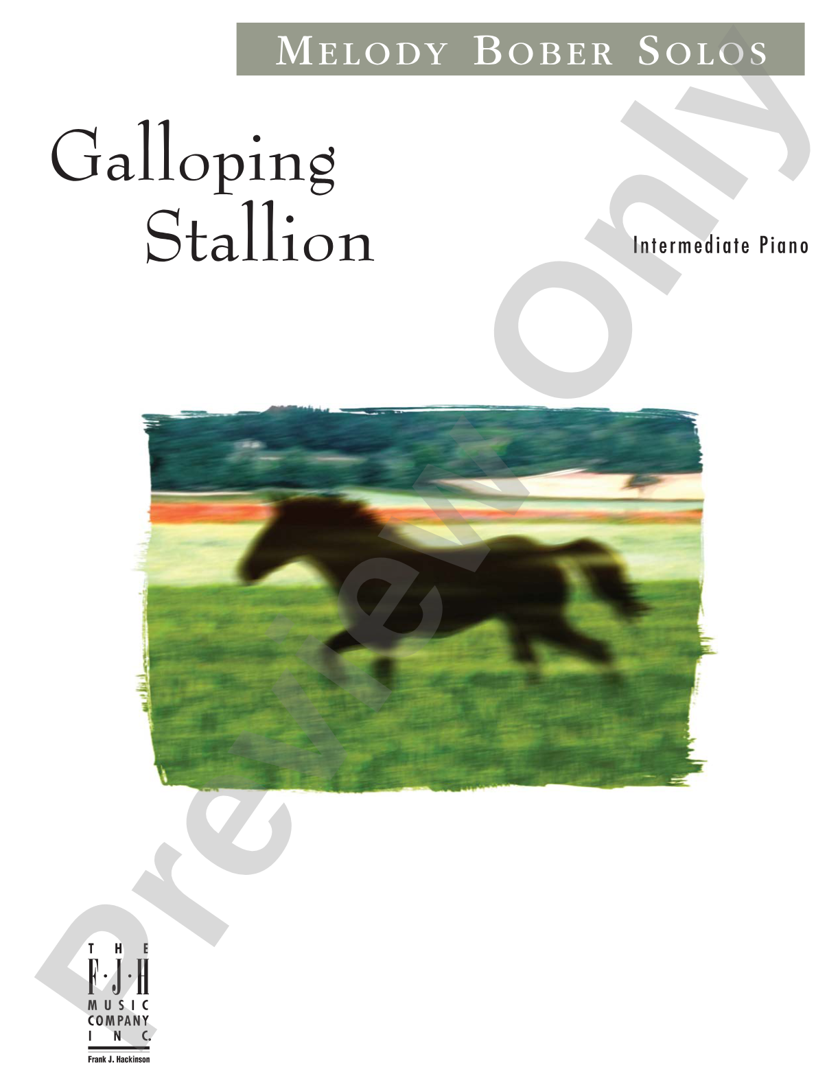Galloping Stallion: Piano