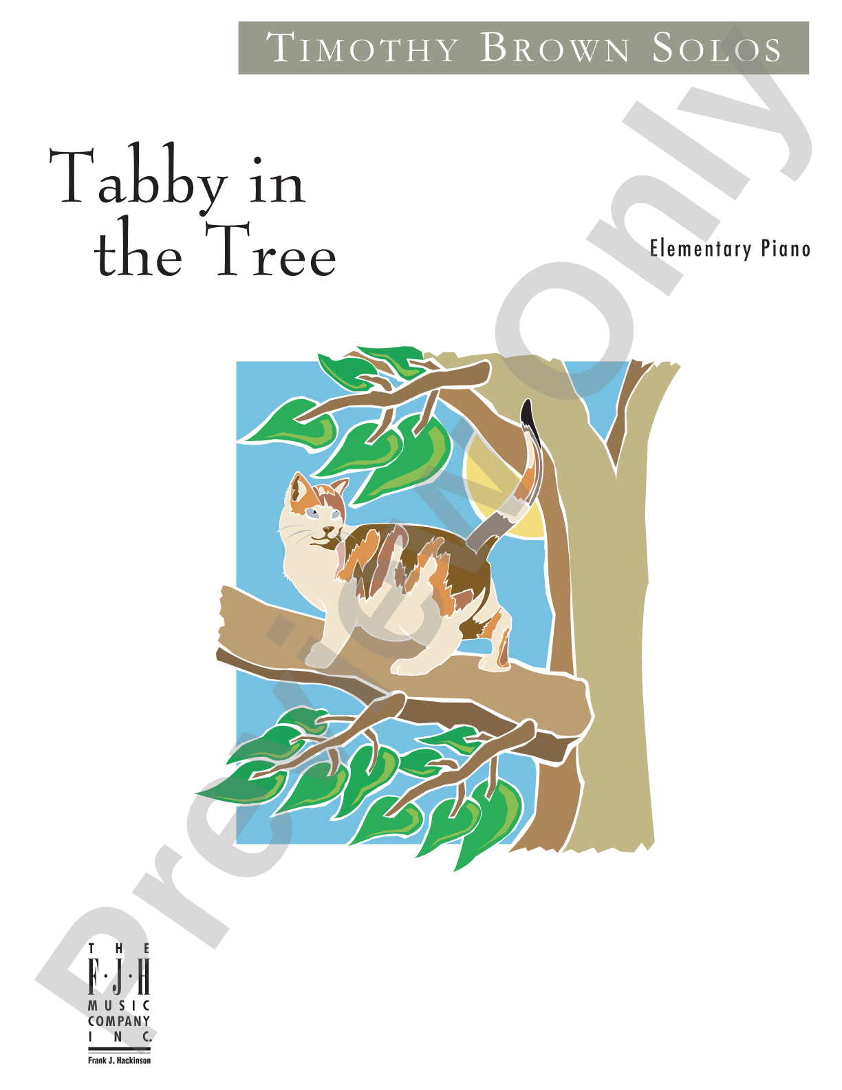 Tabby in the Tree: Piano