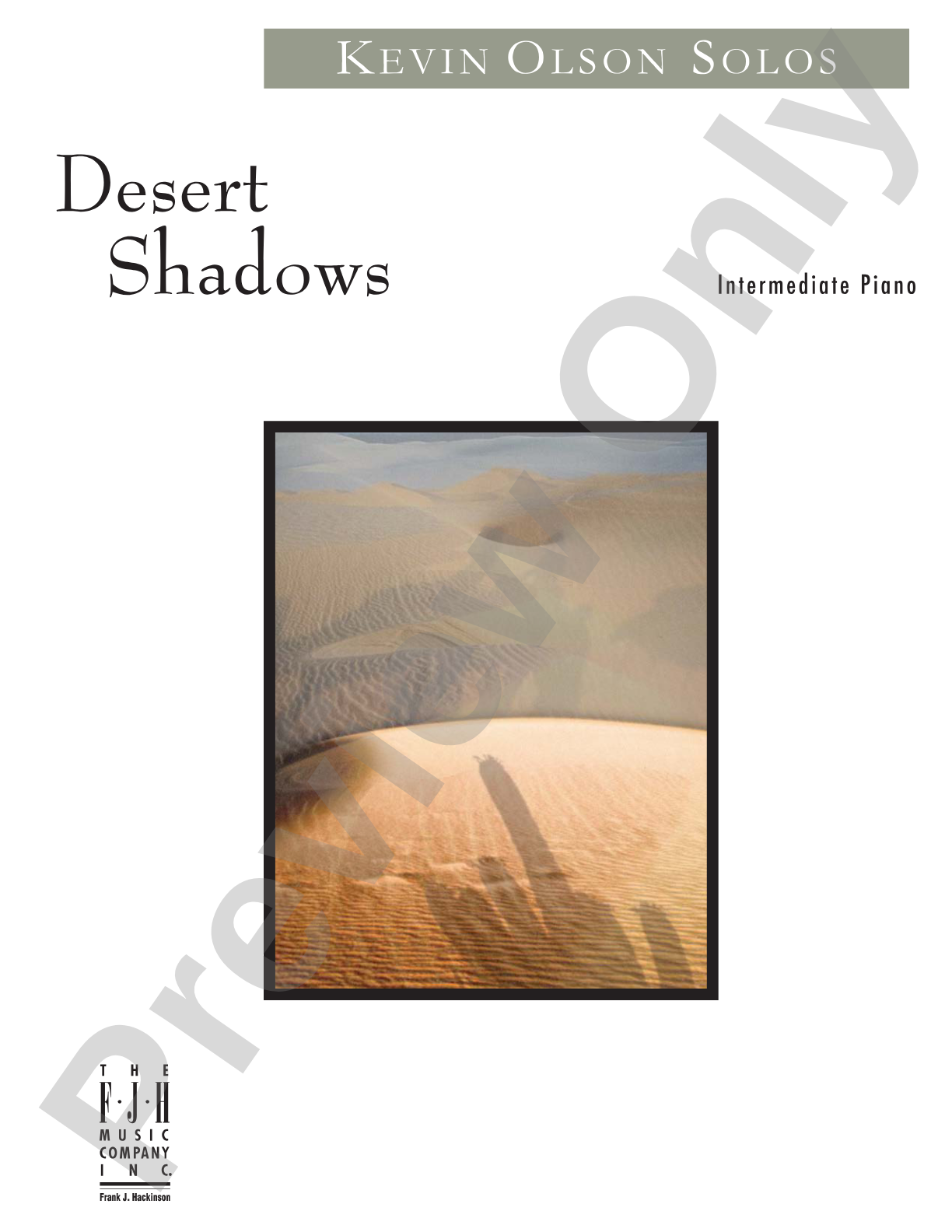 Desert Shadows: Piano