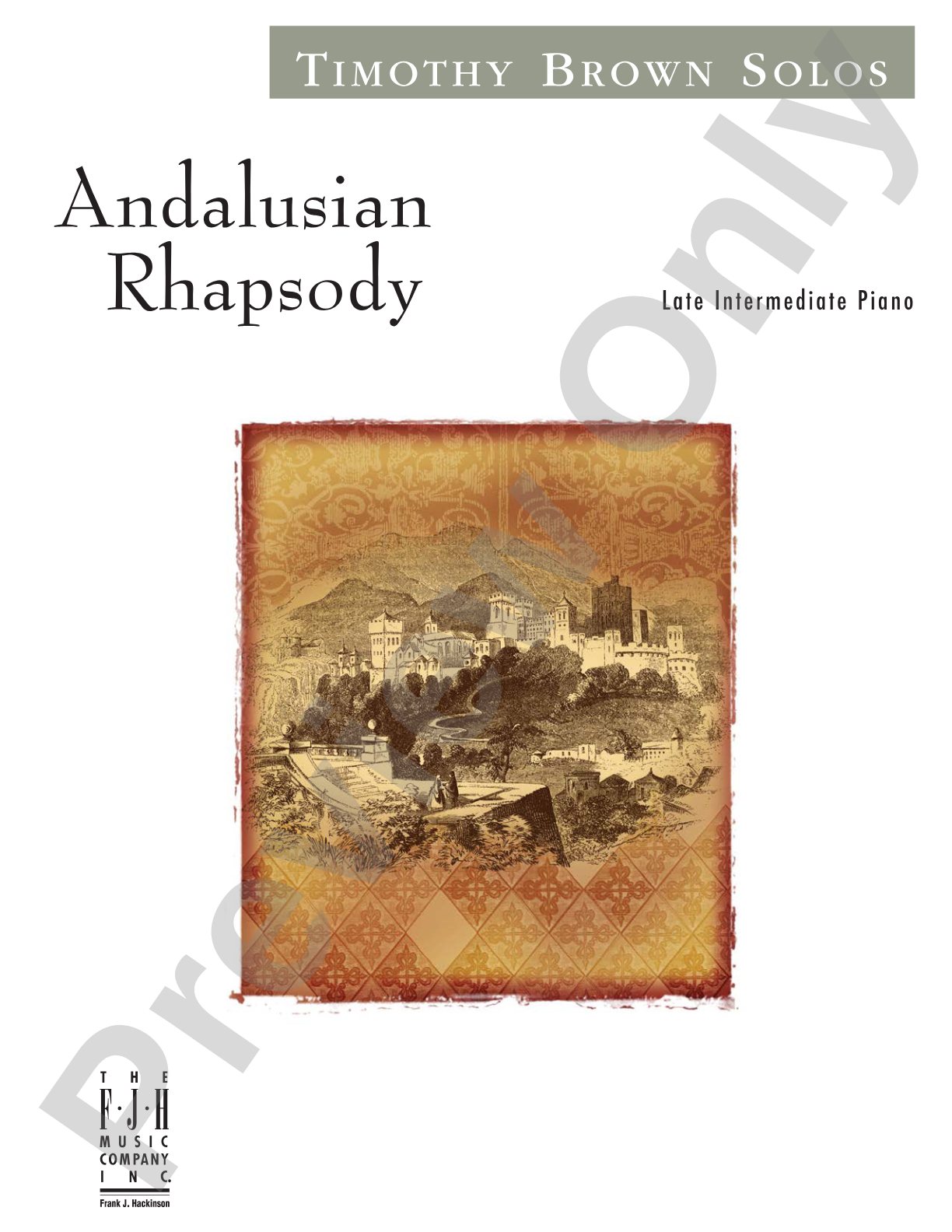 Andalusian Rhapsody: Piano