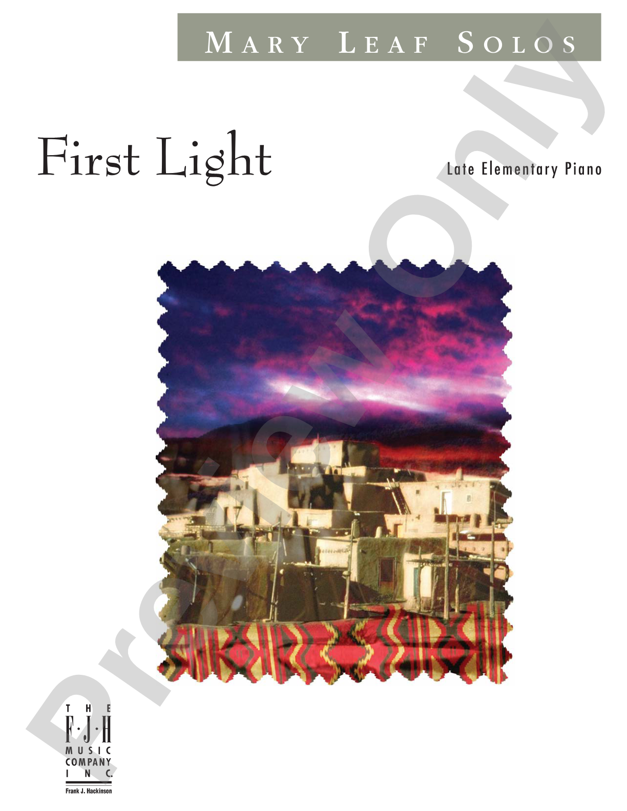 First Light: Piano