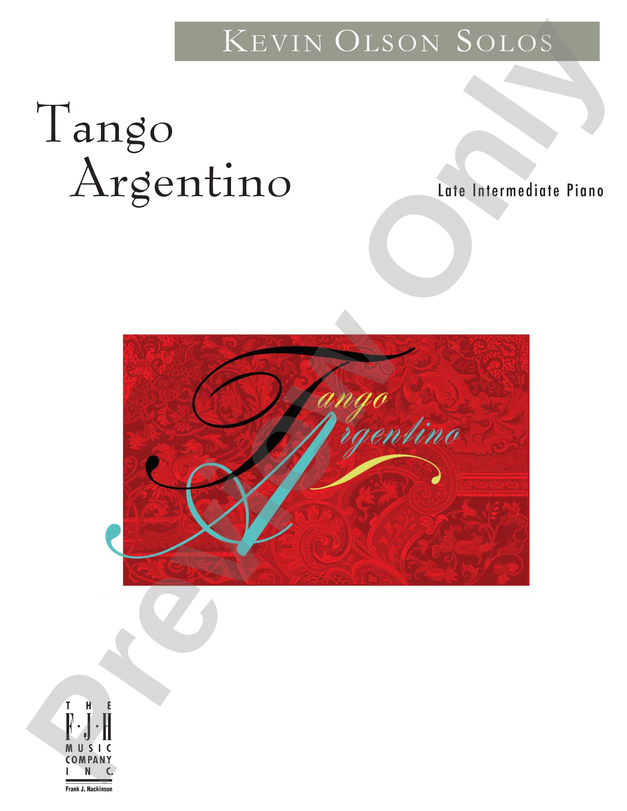Tango Argentino: Piano