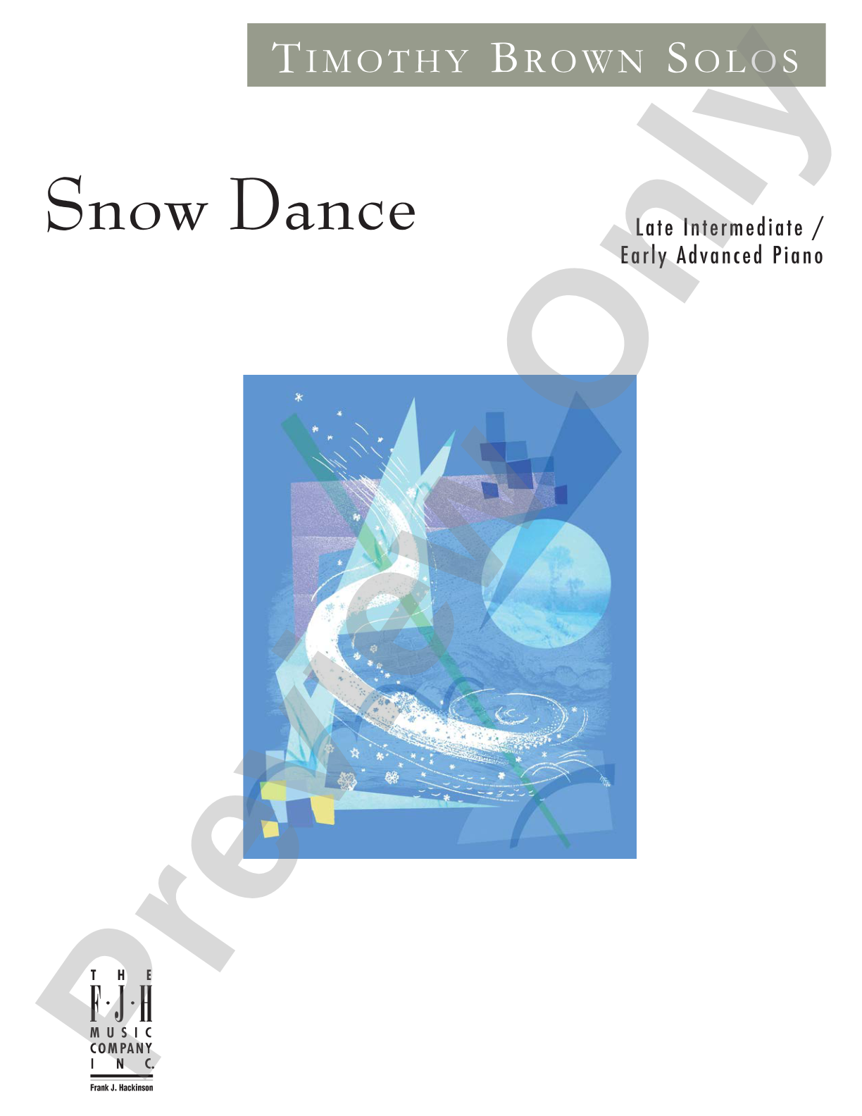 Snow Dance: Piano