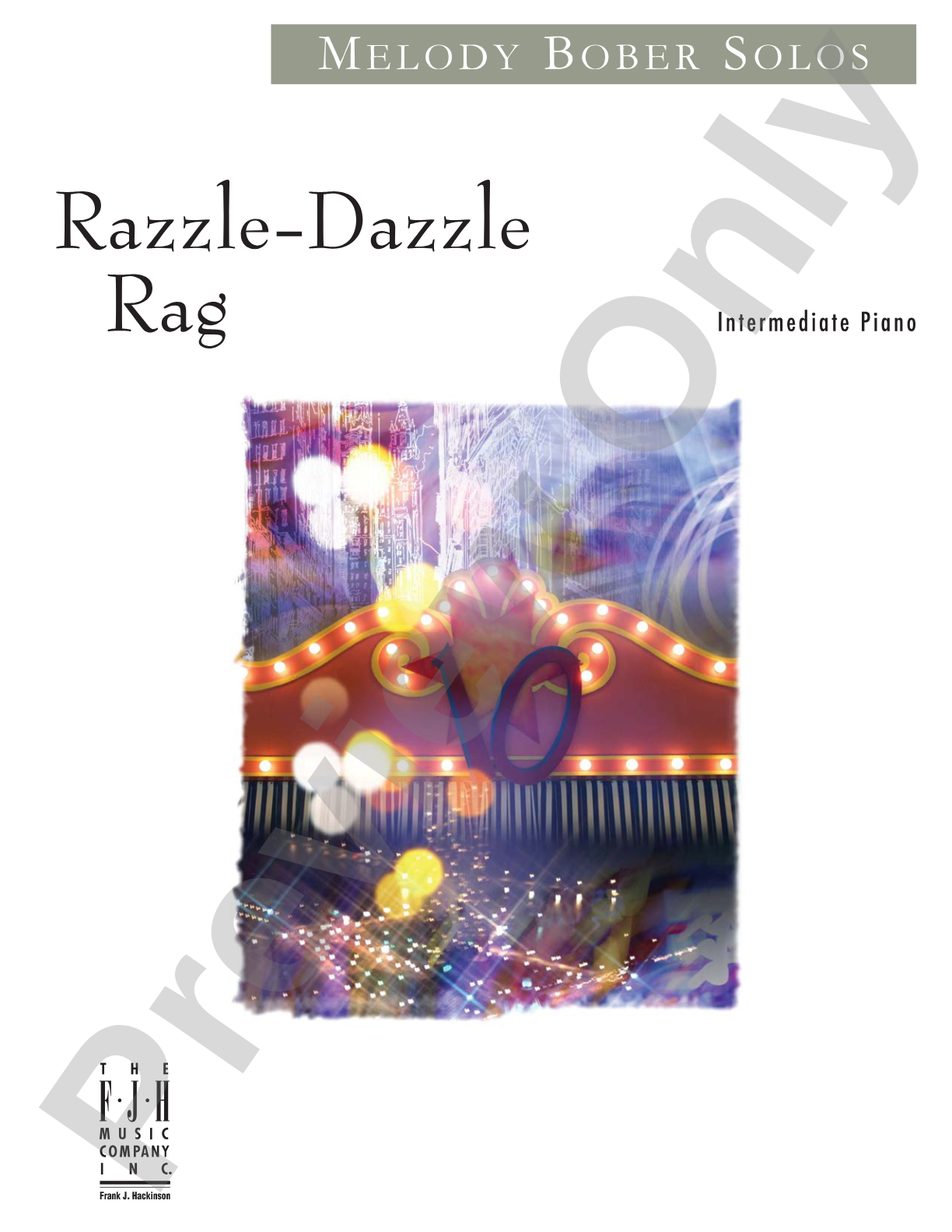 Razzle-Dazzle Rag: Piano