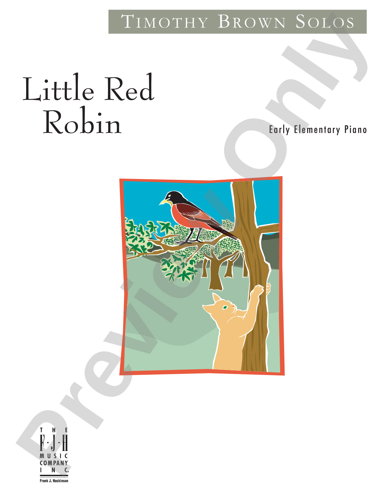 Little Red Robin: Piano