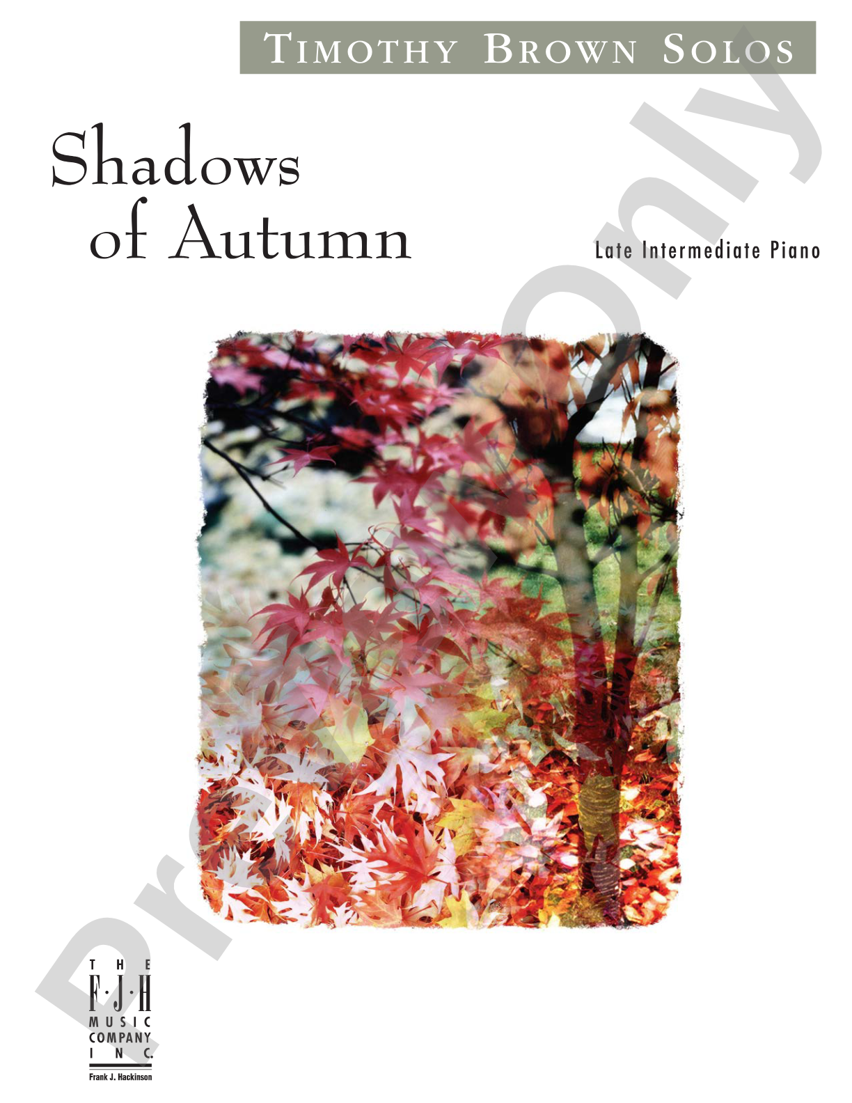 Shadows of Autumn: Piano