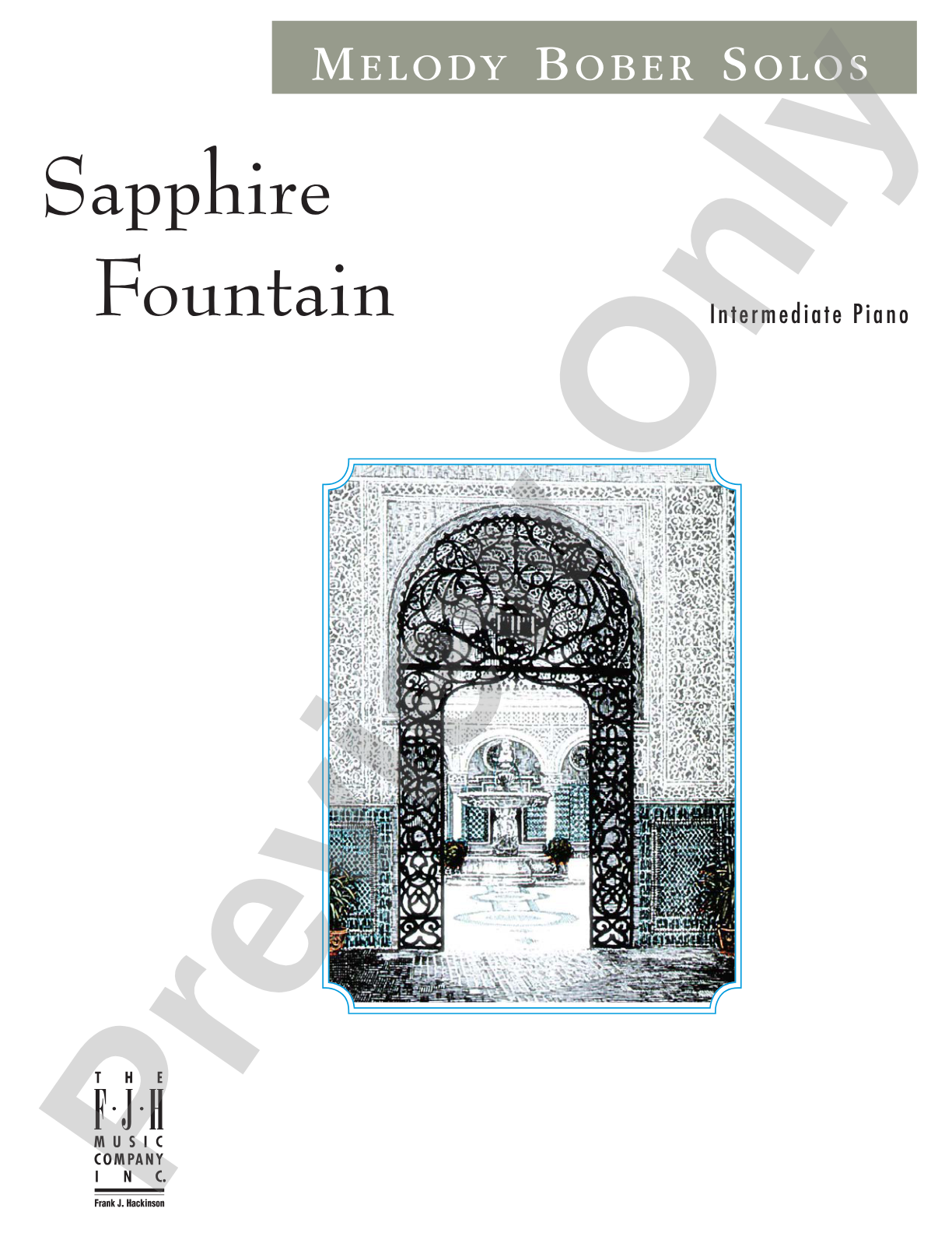 Sapphire Fountain: Piano