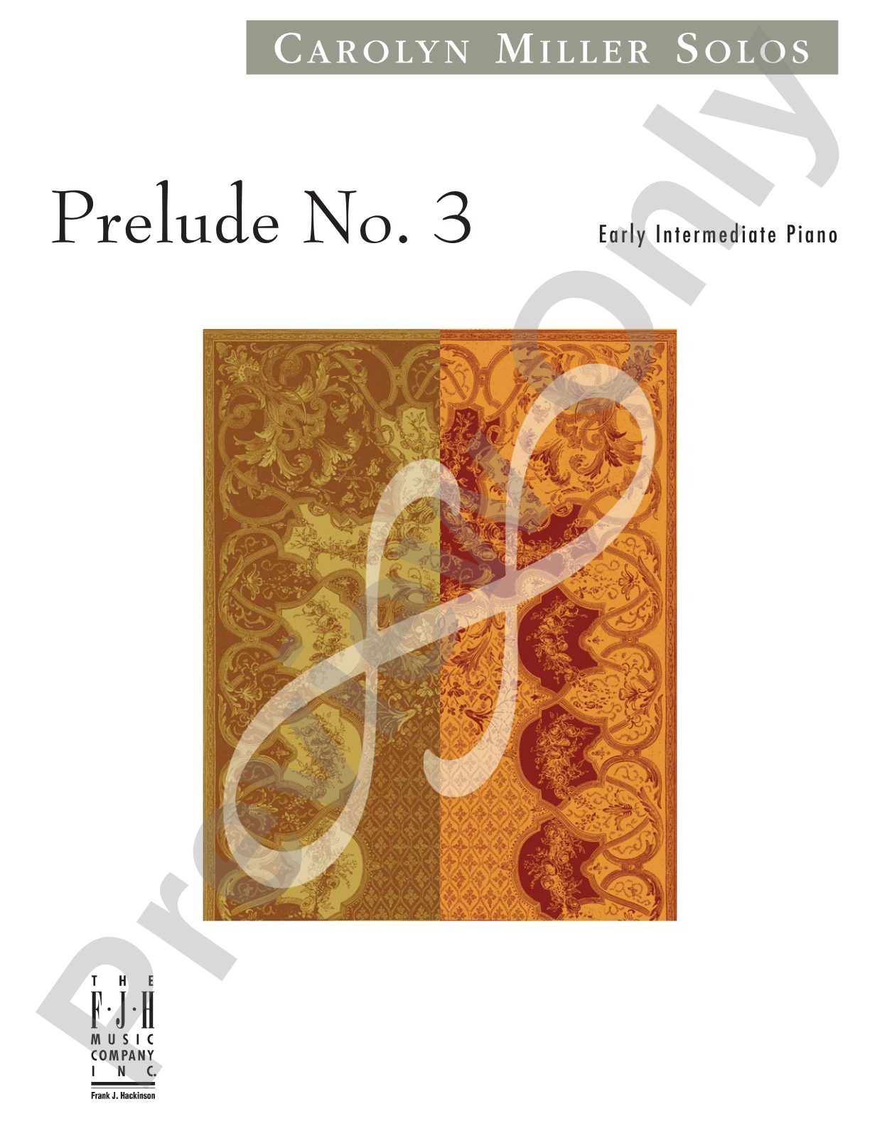 Prelude No. 3: Piano