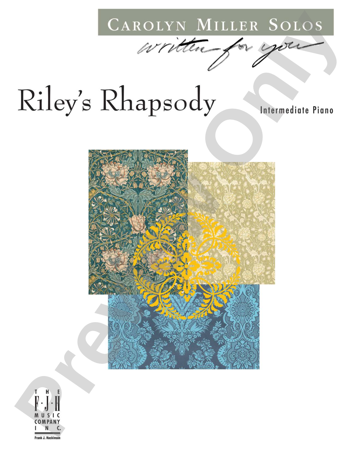 Riley's Rhapsody: Piano