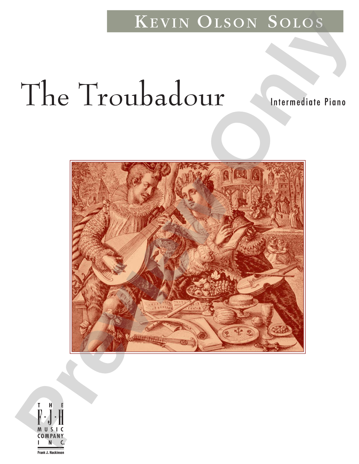 The Troubadour: Piano