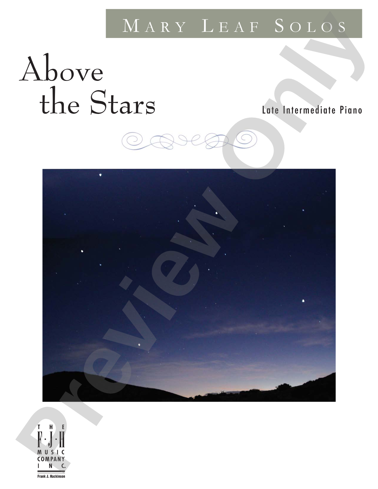 Above the Stars: Piano