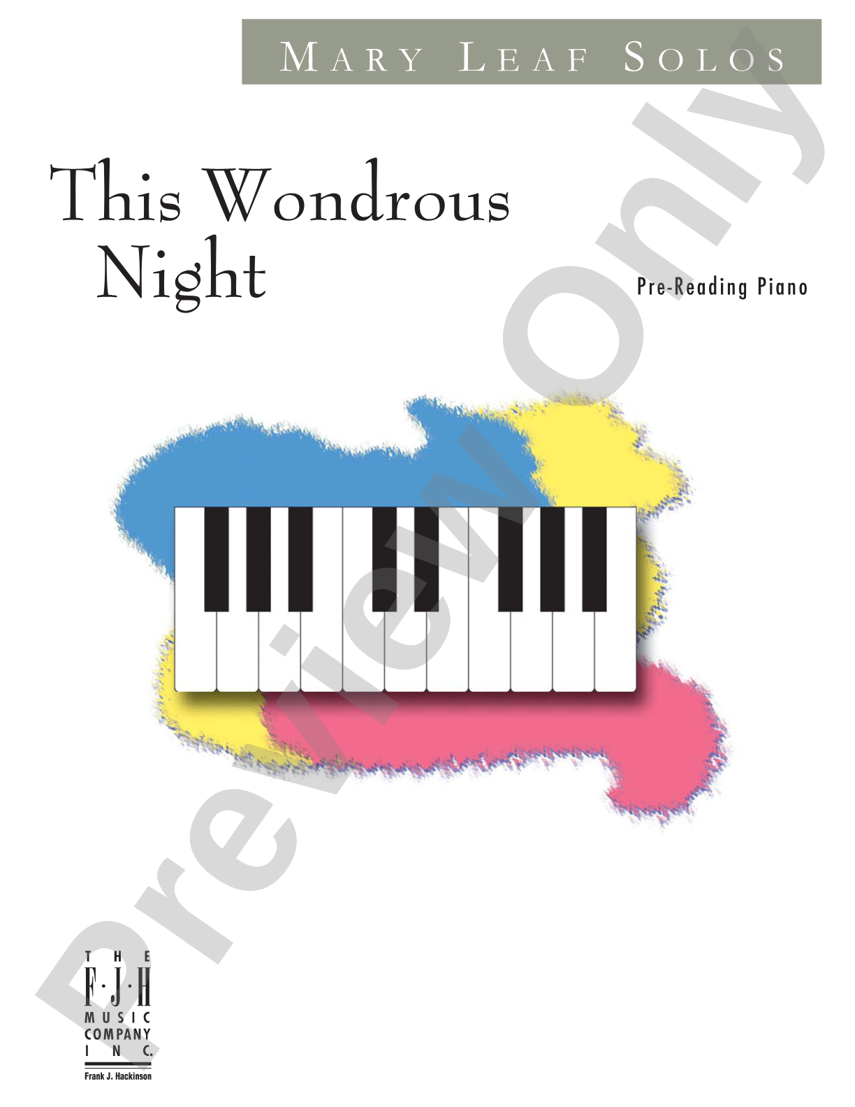 This Wondrous Night: Piano