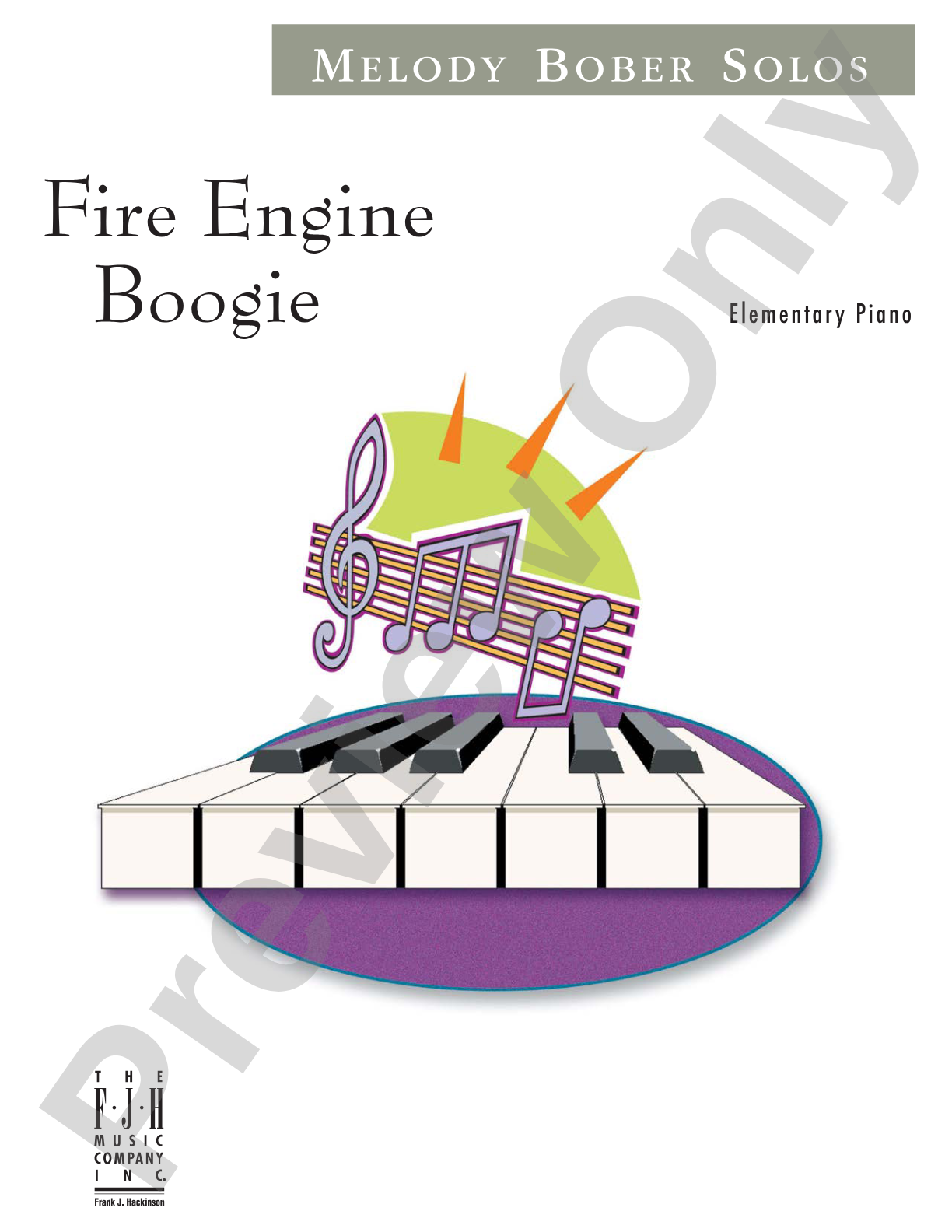 Fire Engine Boogie: Piano