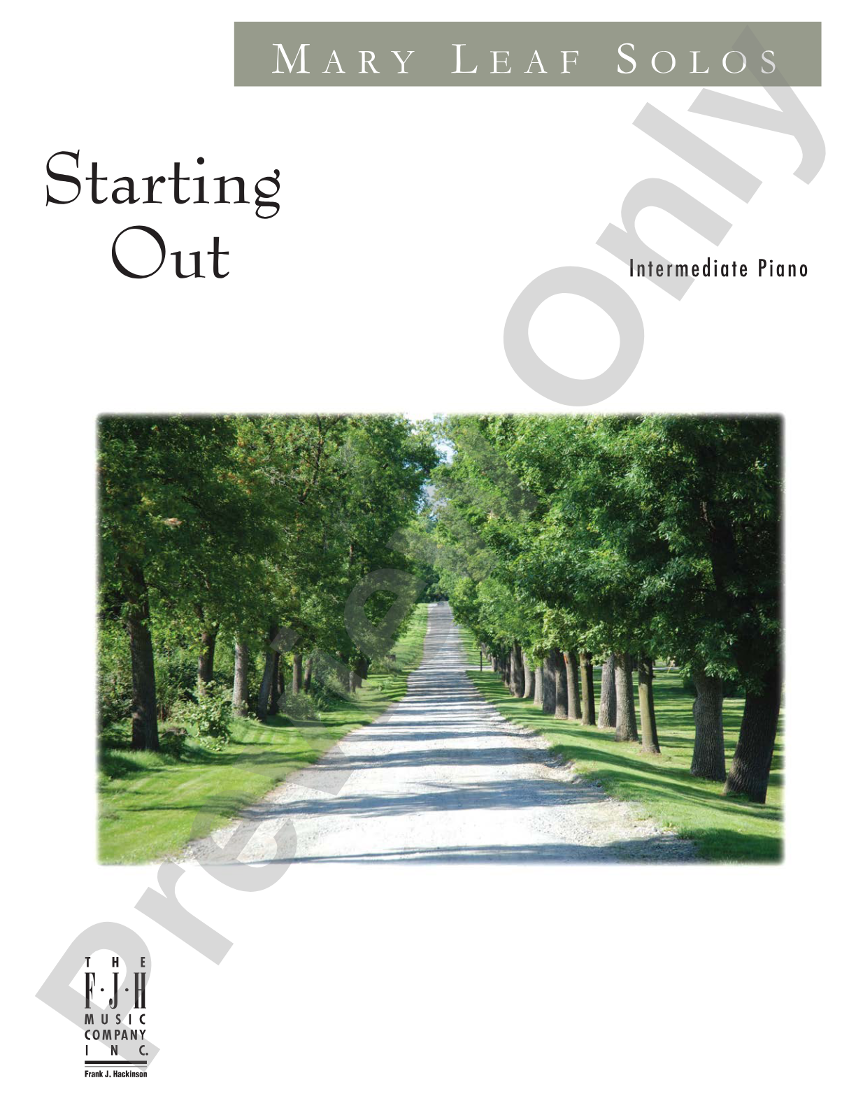 Starting Out: Piano
