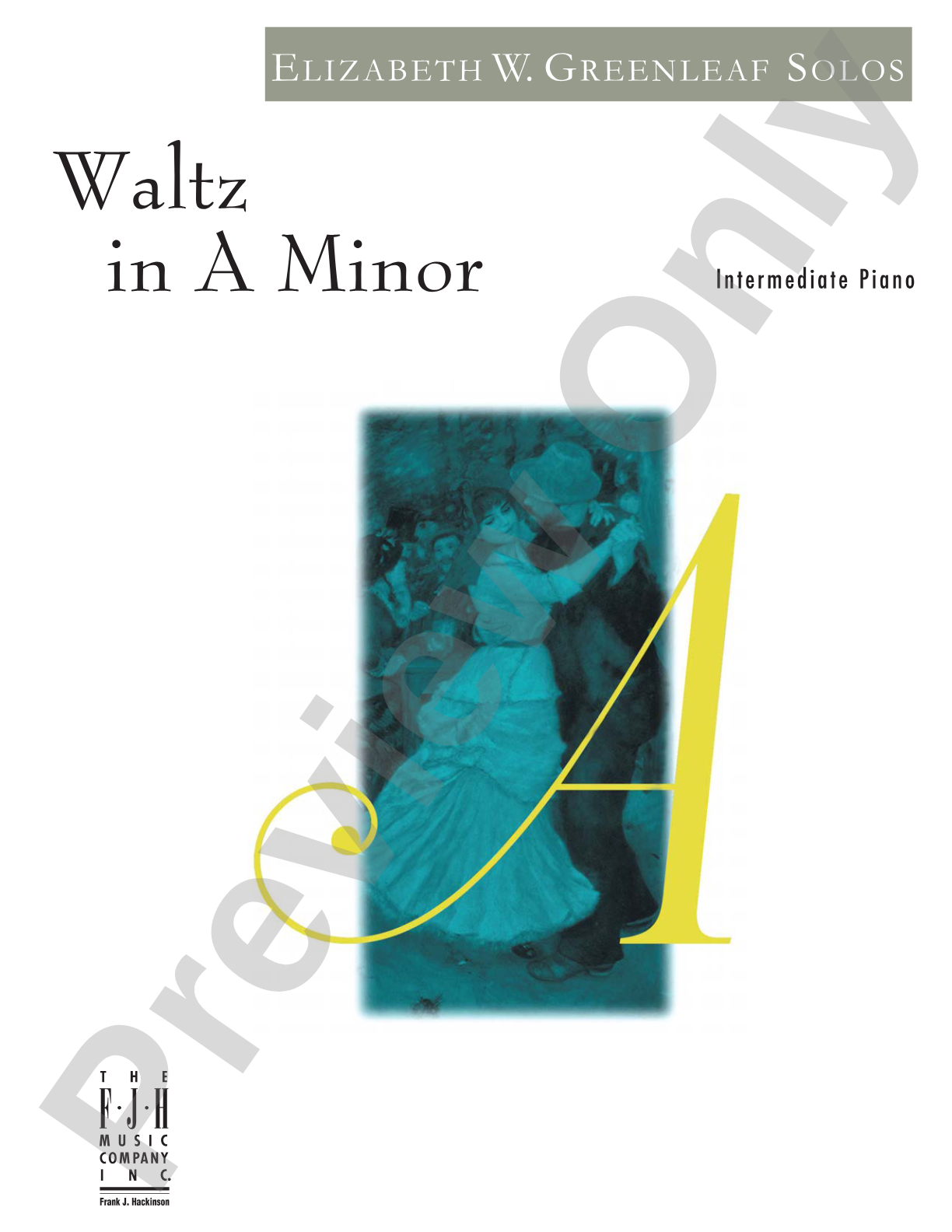 Waltz in A Minor: Piano
