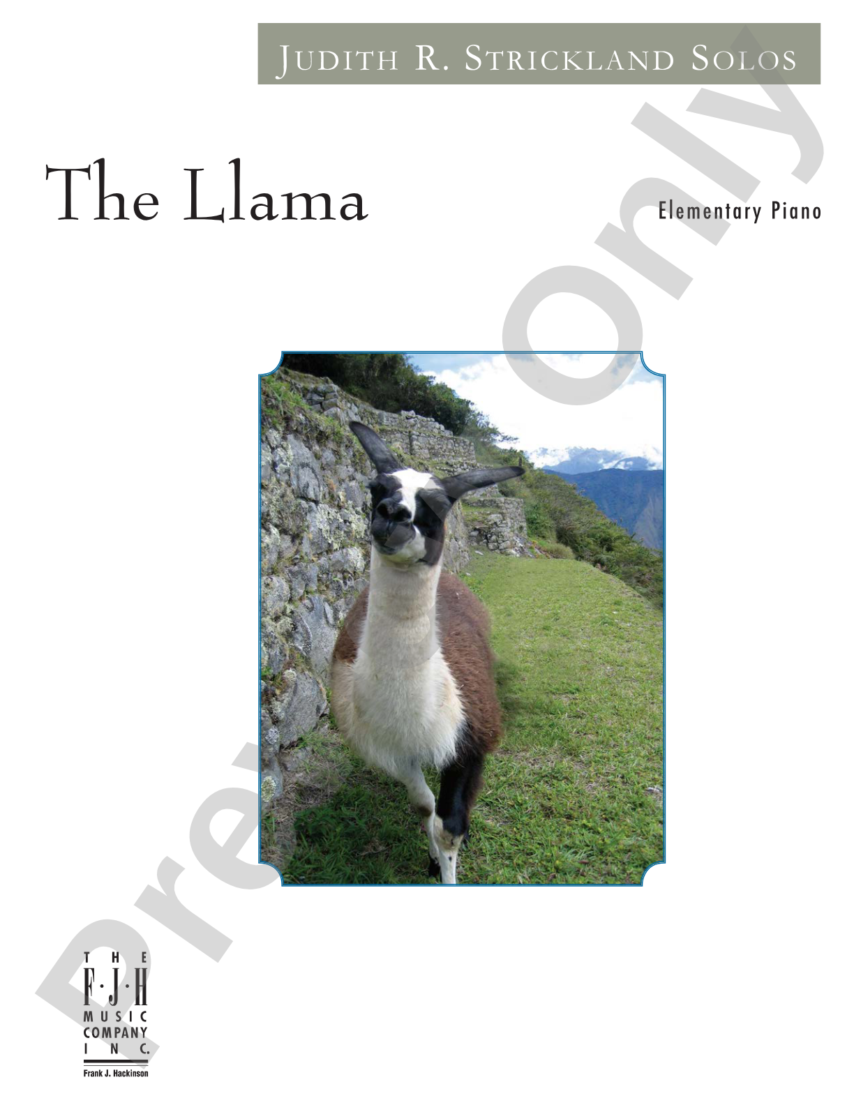 The Llama: Piano